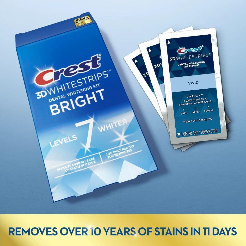 Crest 3D Whitestrips Kit Blanqueamiento Dental 22 Tiras
