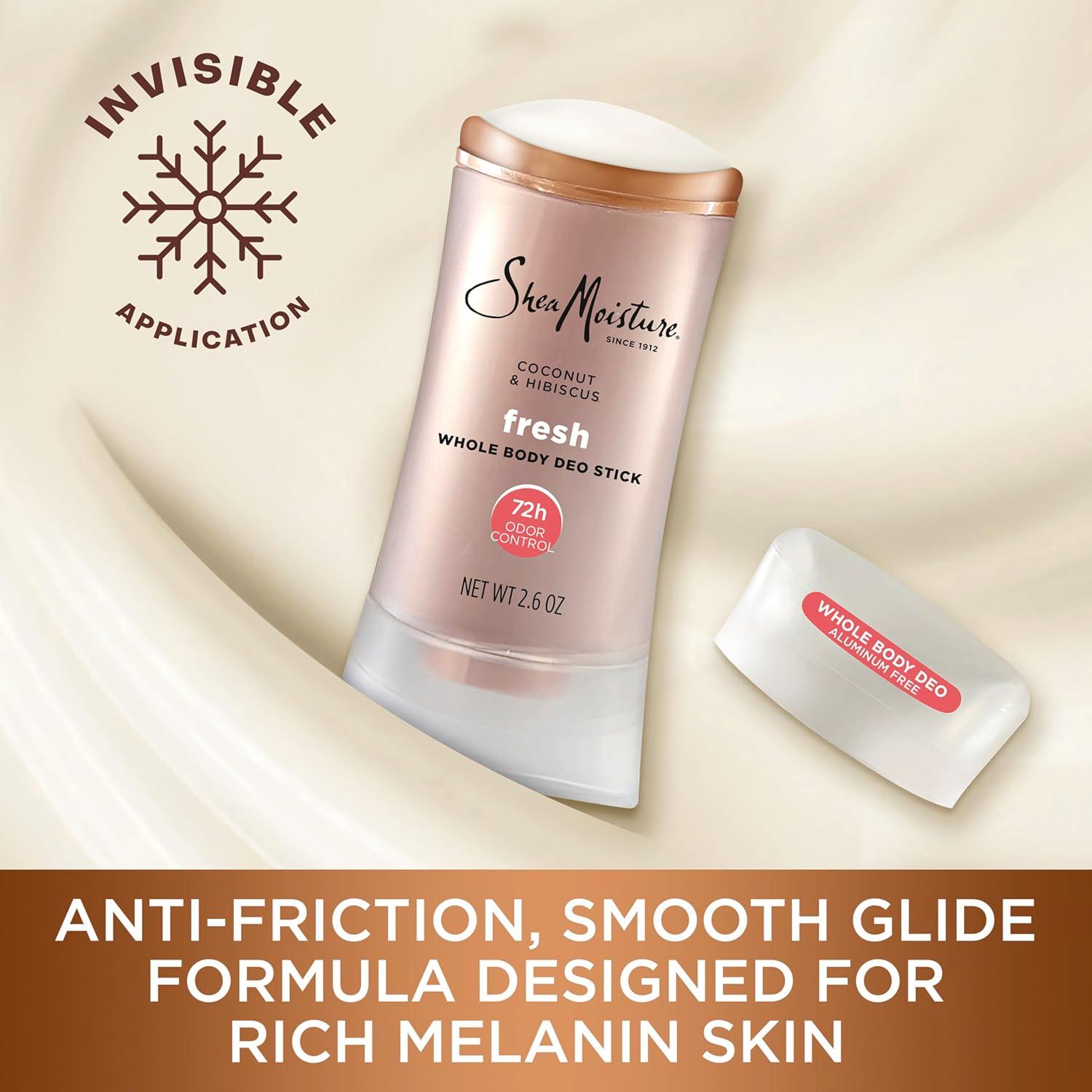 Desodorante en Barra SheaMoisture Coco y Hibisco 132 g 72h