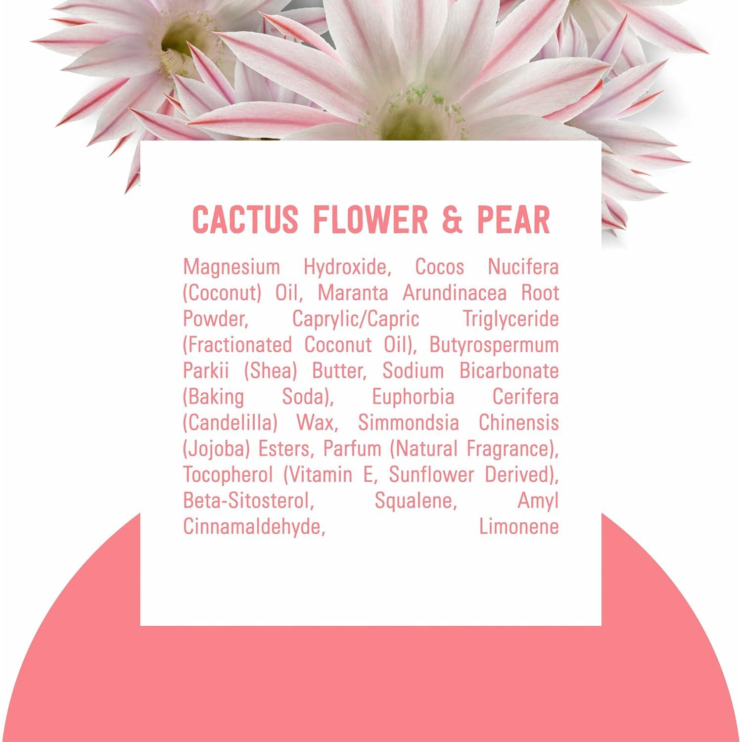 Desodorante Vegano Schmidt's Flor de Cactus y Pera 75g
