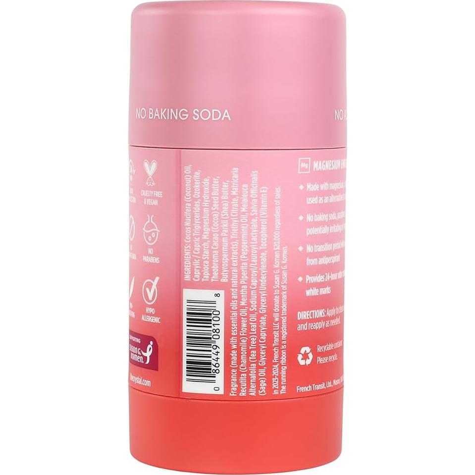 Desodorante Natural en Barra Cristal 70.87 g Coco + Vainilla