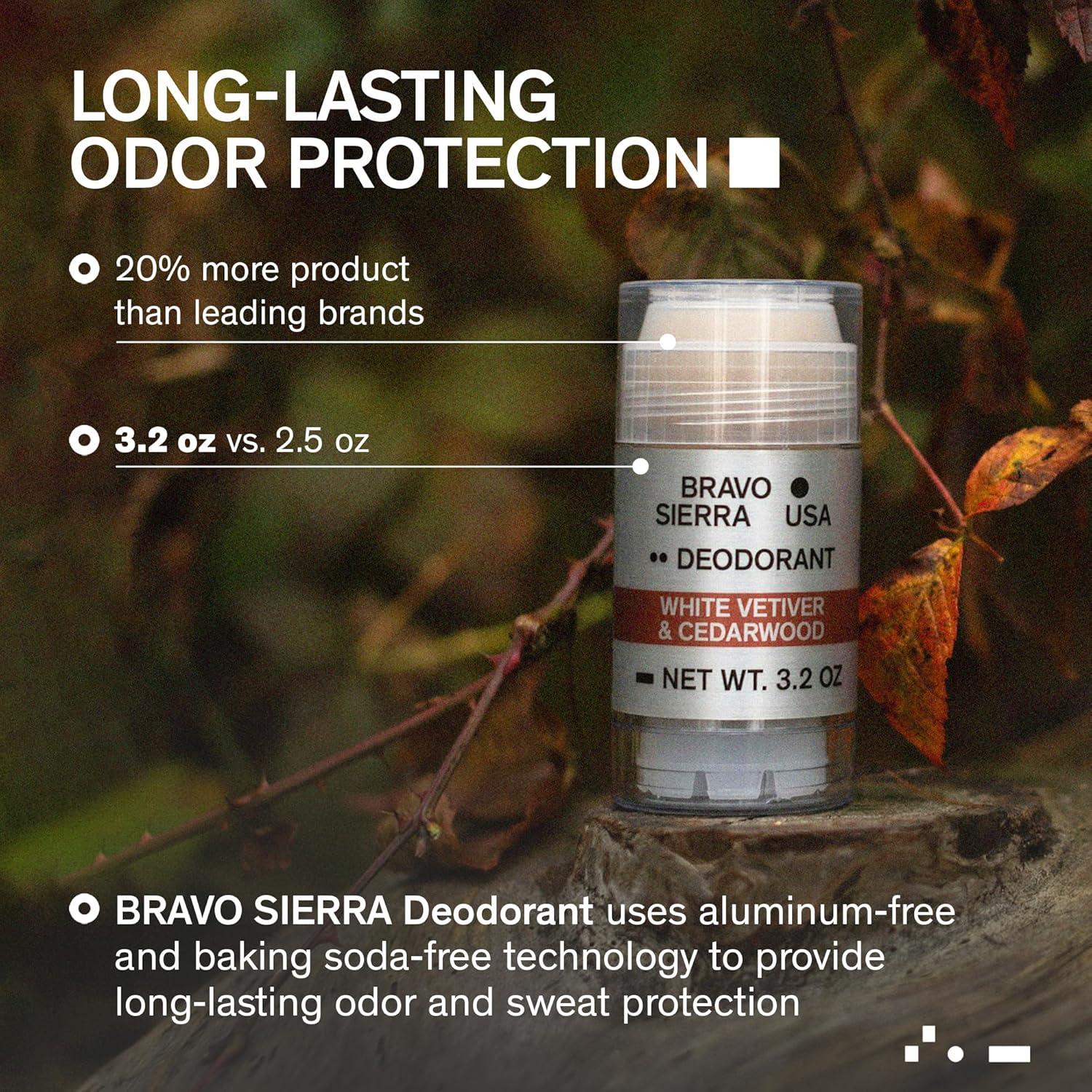 Desodorante Natural Bravo Sierra 90.72g - Paquete de 2