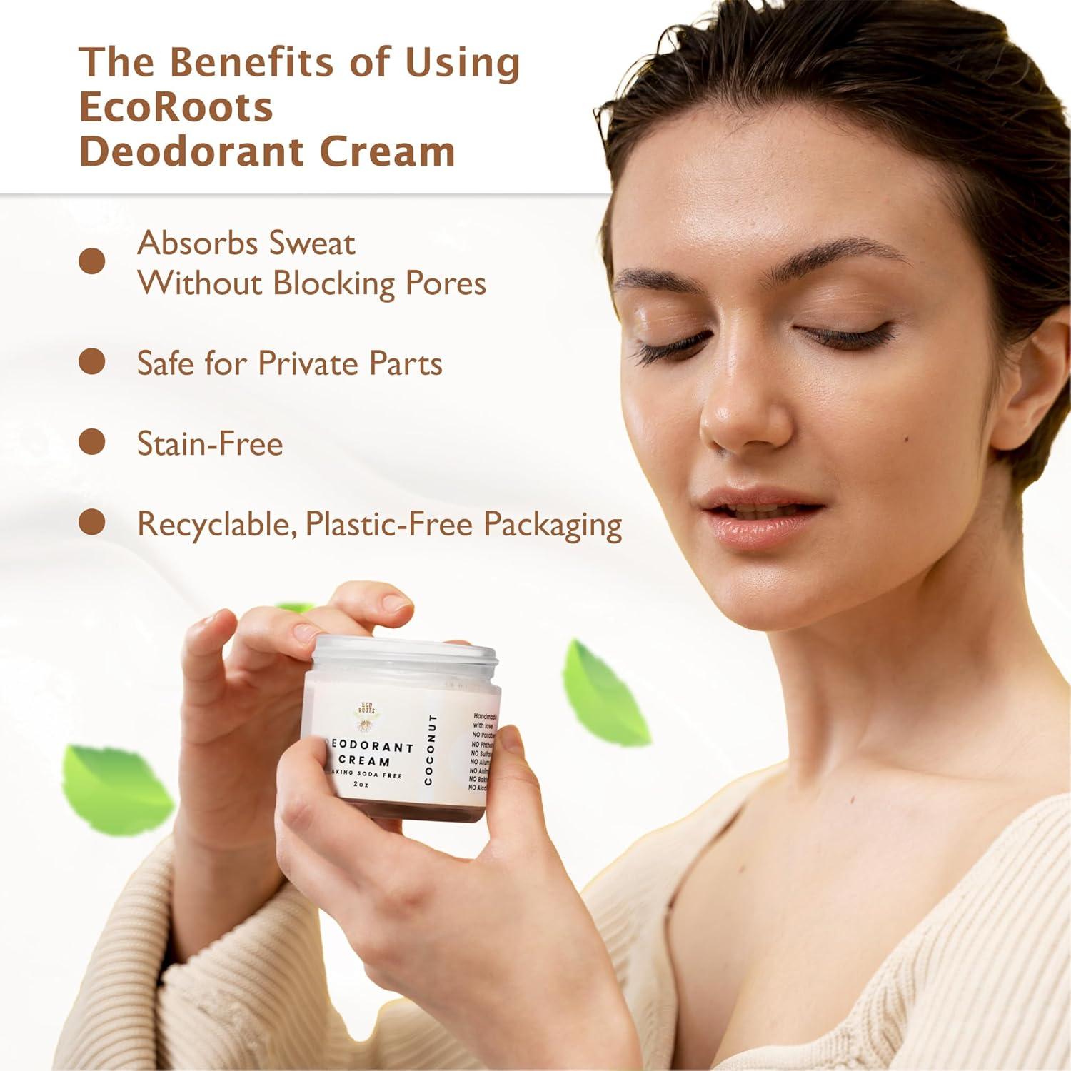 Desodorante Natural Eco Roots Coco 155g Sin Aluminio Vegano