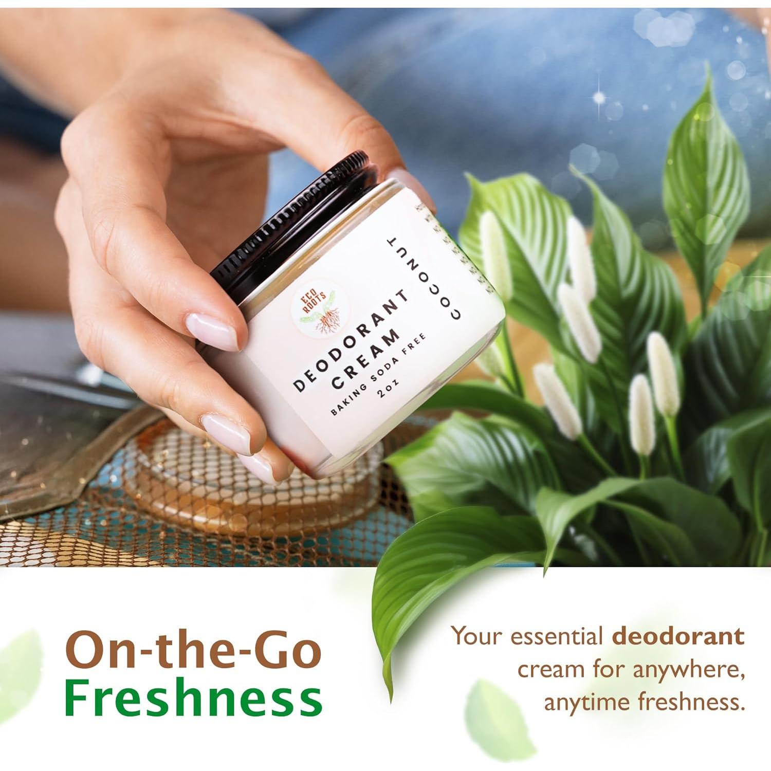 Desodorante Natural Eco Roots Coco 155g Sin Aluminio Vegano