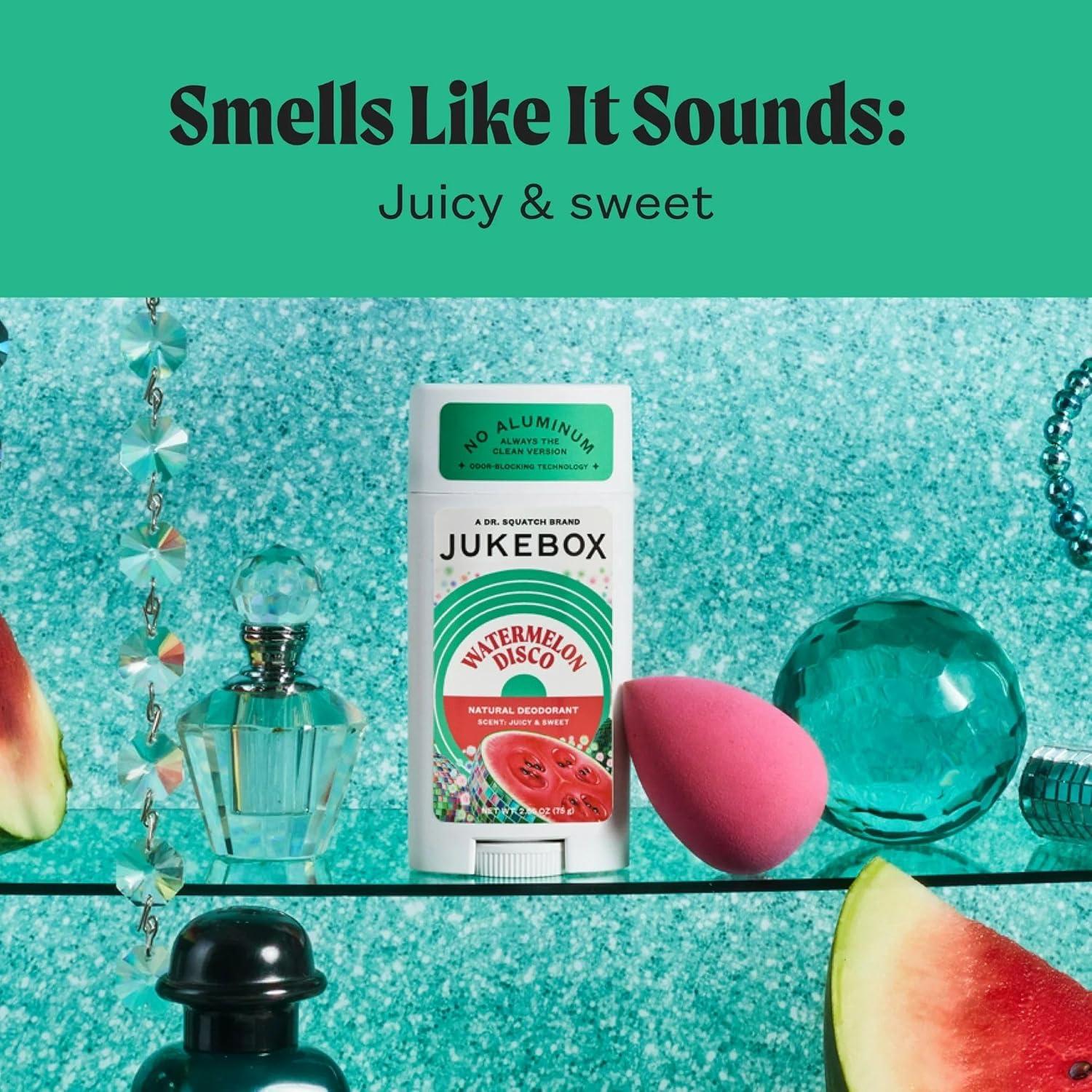 Desodorante Natural Dr. Squatch Jukebox 75g Sin Aluminio