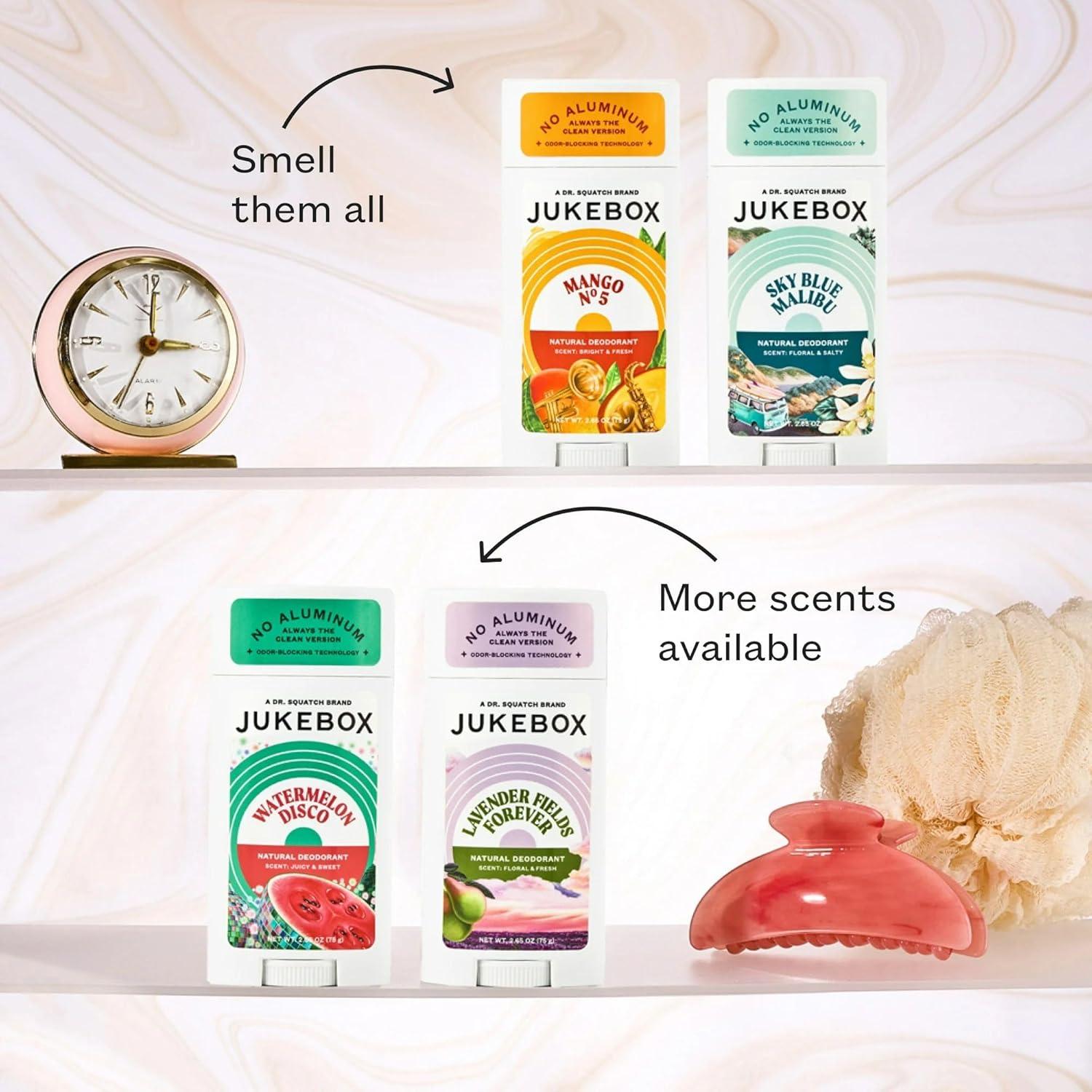 Desodorante Natural Dr. Squatch Jukebox 75g Sin Aluminio