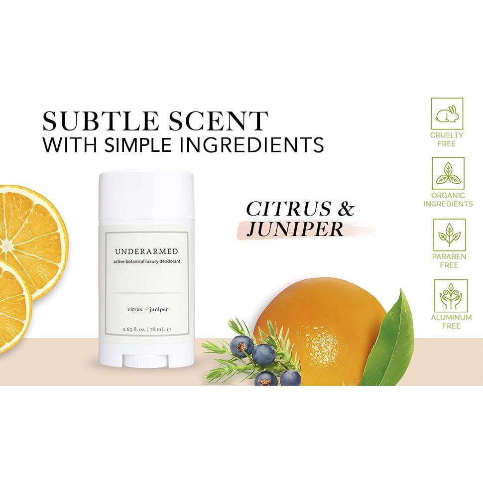 Desodorante Natural Super Natural Goods Cítricos + Enebro 77.4 ml