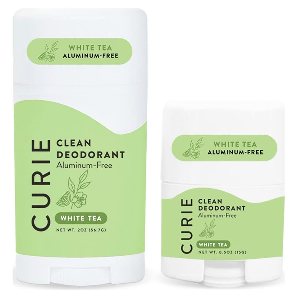 Desodorante Natural Curie Sin Aluminio - Té Blanco Mini 140g