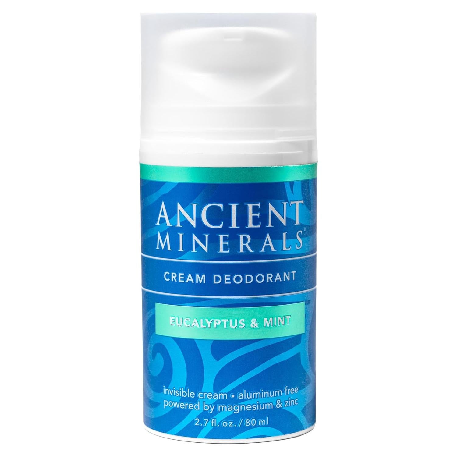 Crema Desodorante Natural Ancient Minerals Eucalipto y Menta 56 g