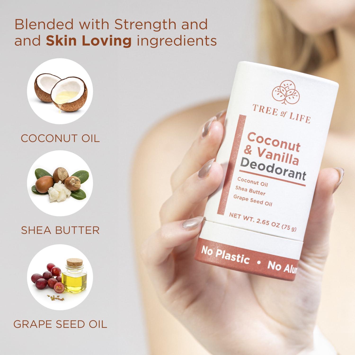 Desodorante Natural Tree of Life Beauty Coco y Vainilla 75g