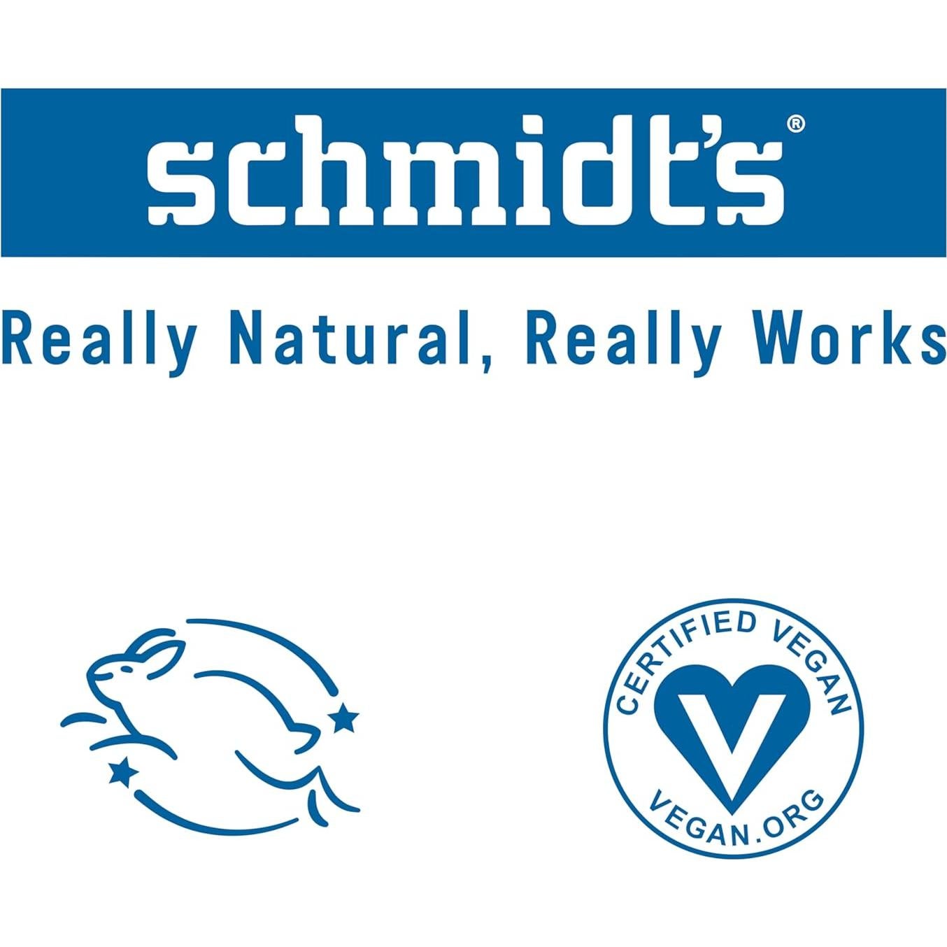 Desodorante Vegano Schmidt's Lluvia Fresca 75 g Sin Aluminio