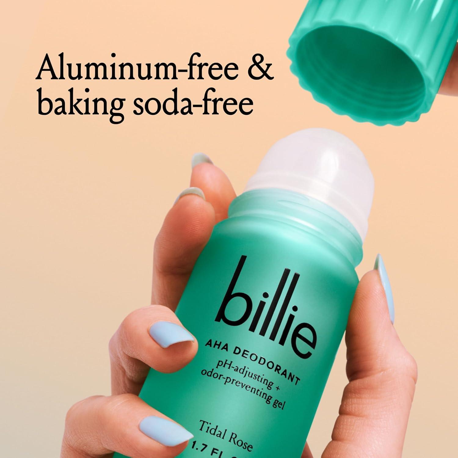 Gel Desodorante AHA Billie 24h Sin Aluminio Rosa de Marea 48g