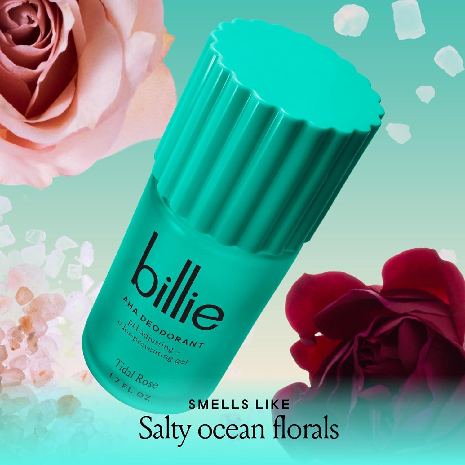 Gel Desodorante AHA Billie 24h Sin Aluminio Rosa de Marea 48g
