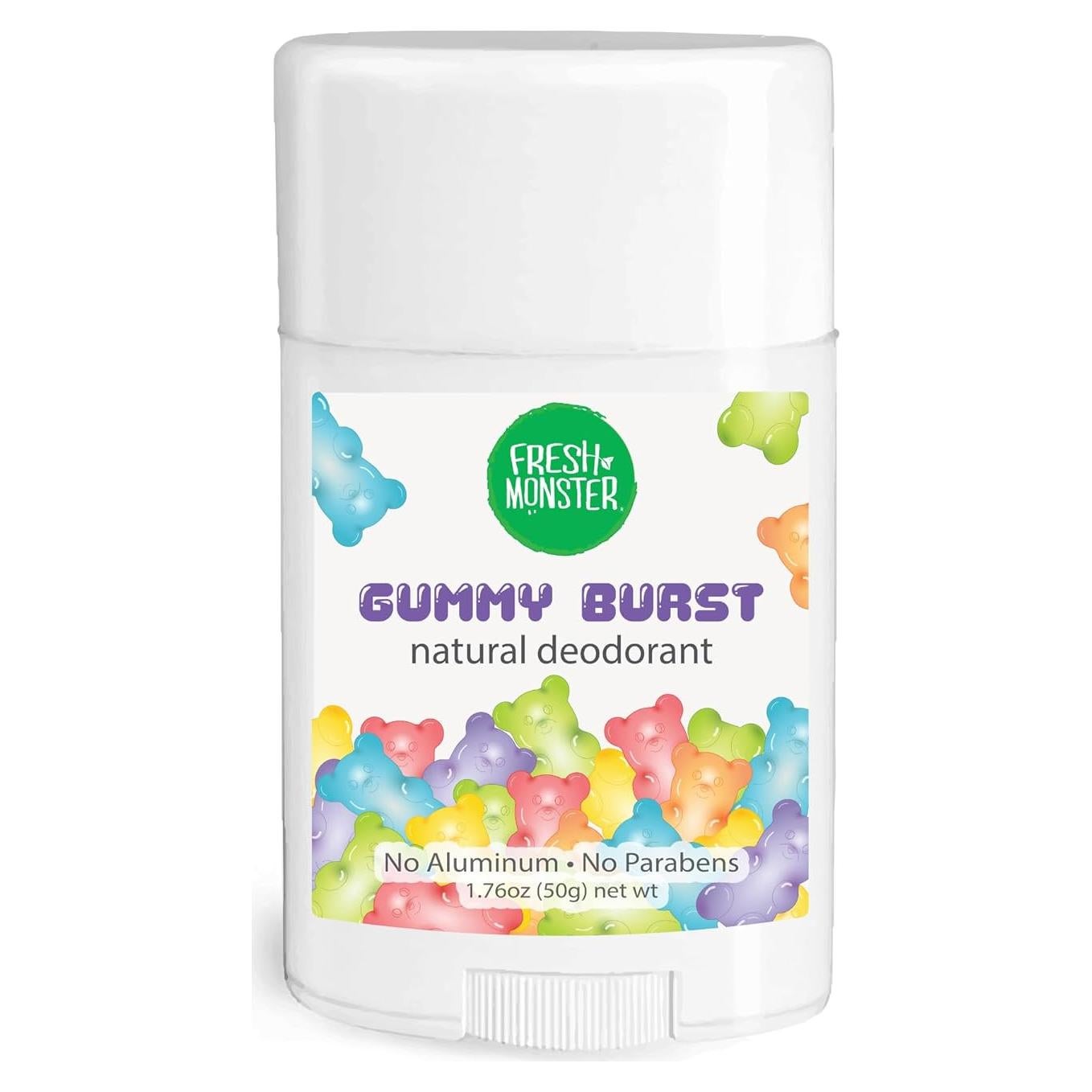 Desodorante Natural Fresh Monster para Niños 49.6g - Gummy Burst