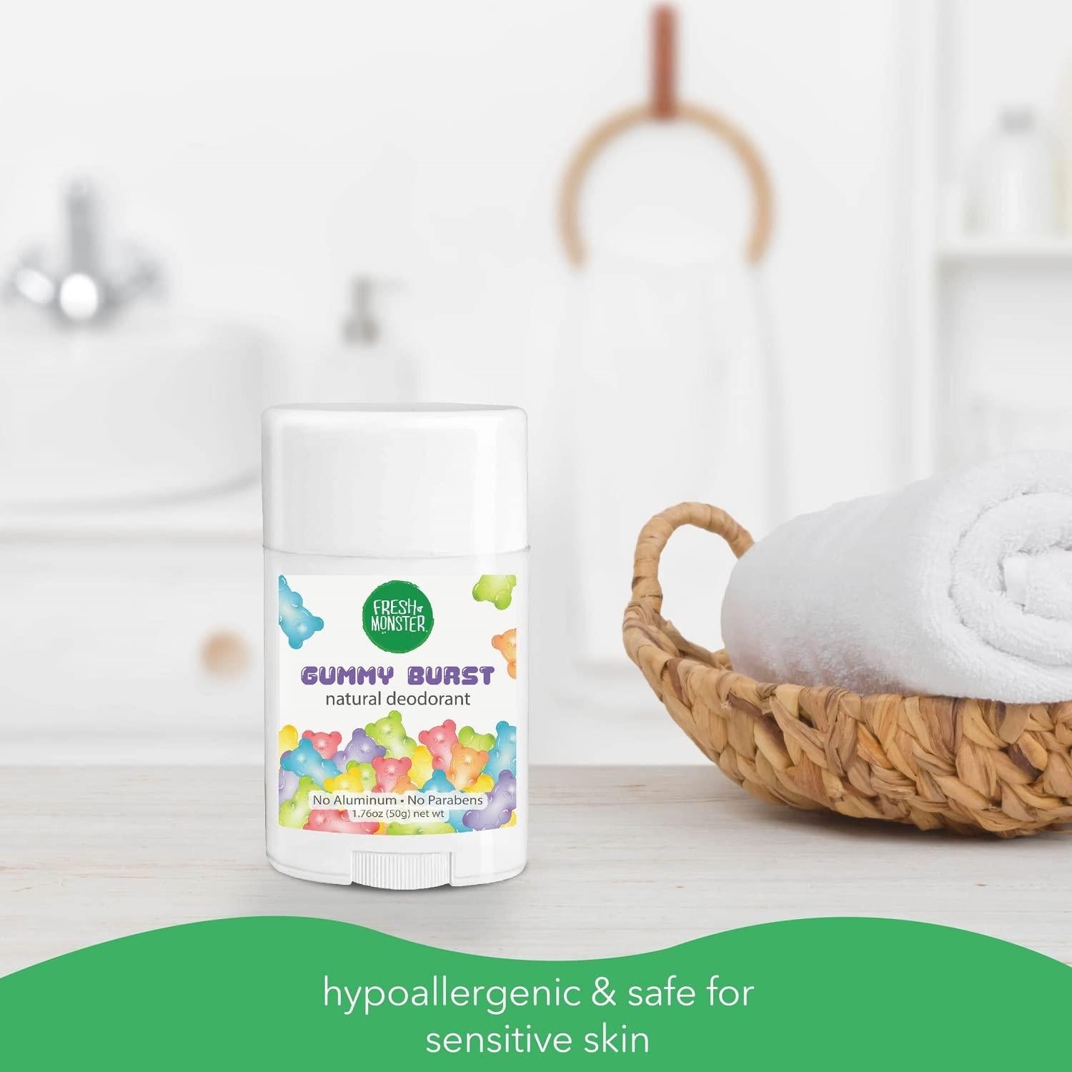 Desodorante Natural Fresh Monster para Niños 49.6g - Gummy Burst