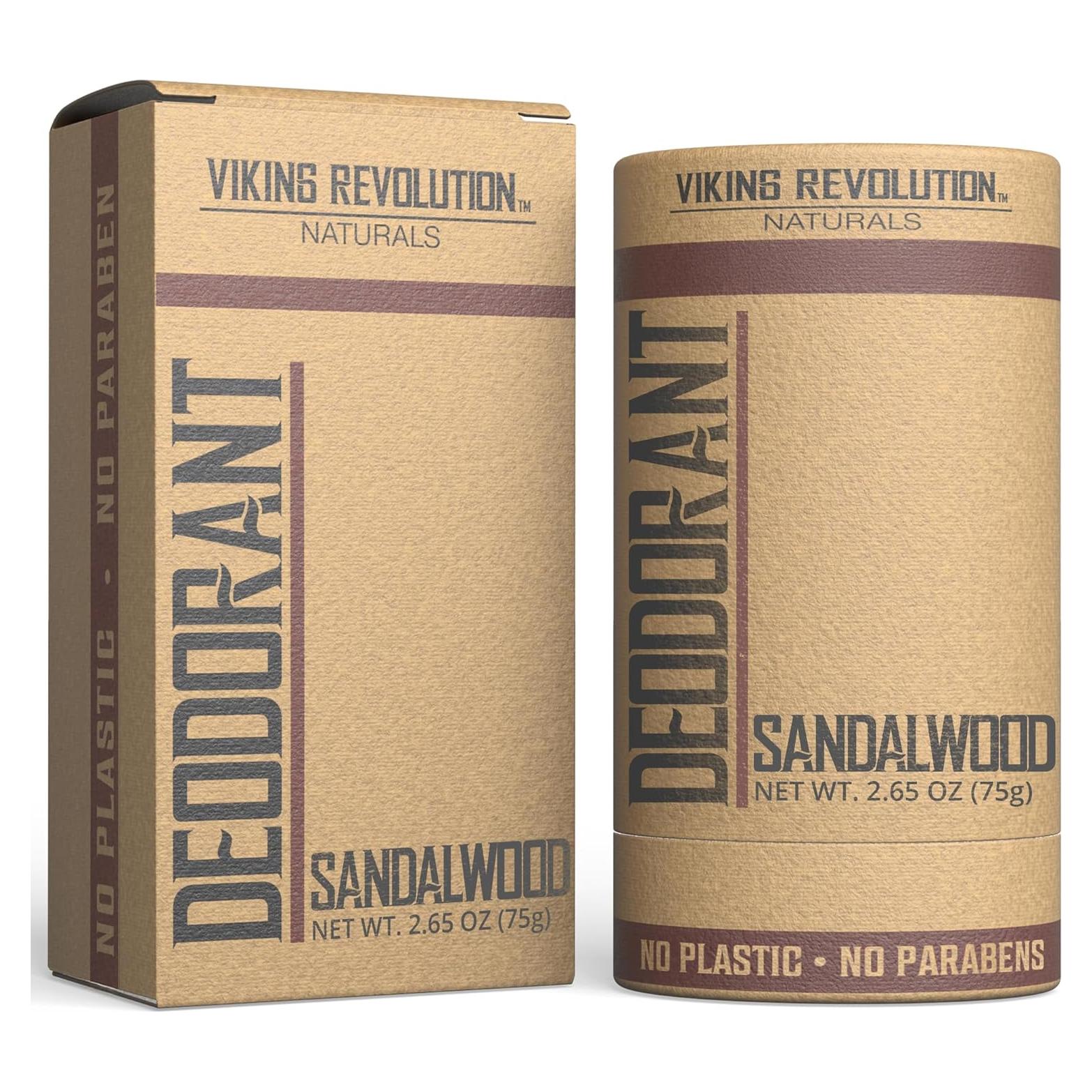 Desodorante Natural Viking Revolution 75g Madera de Sándalo