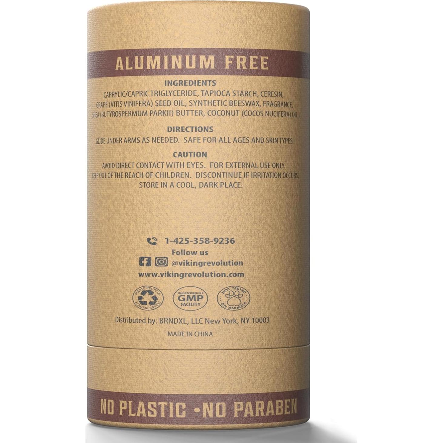 Desodorante Natural Viking Revolution 75g Madera de Sándalo