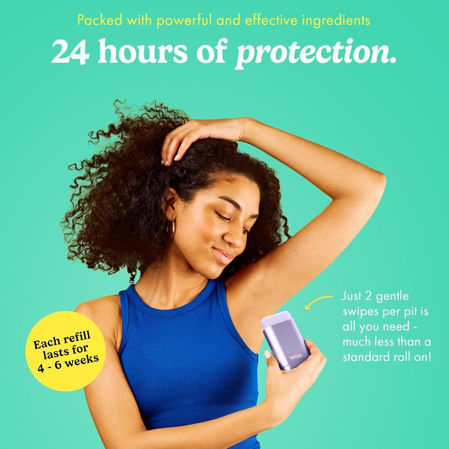 Desodorante Recargable Wild 40g Miel y Flor de Cactus Vegano