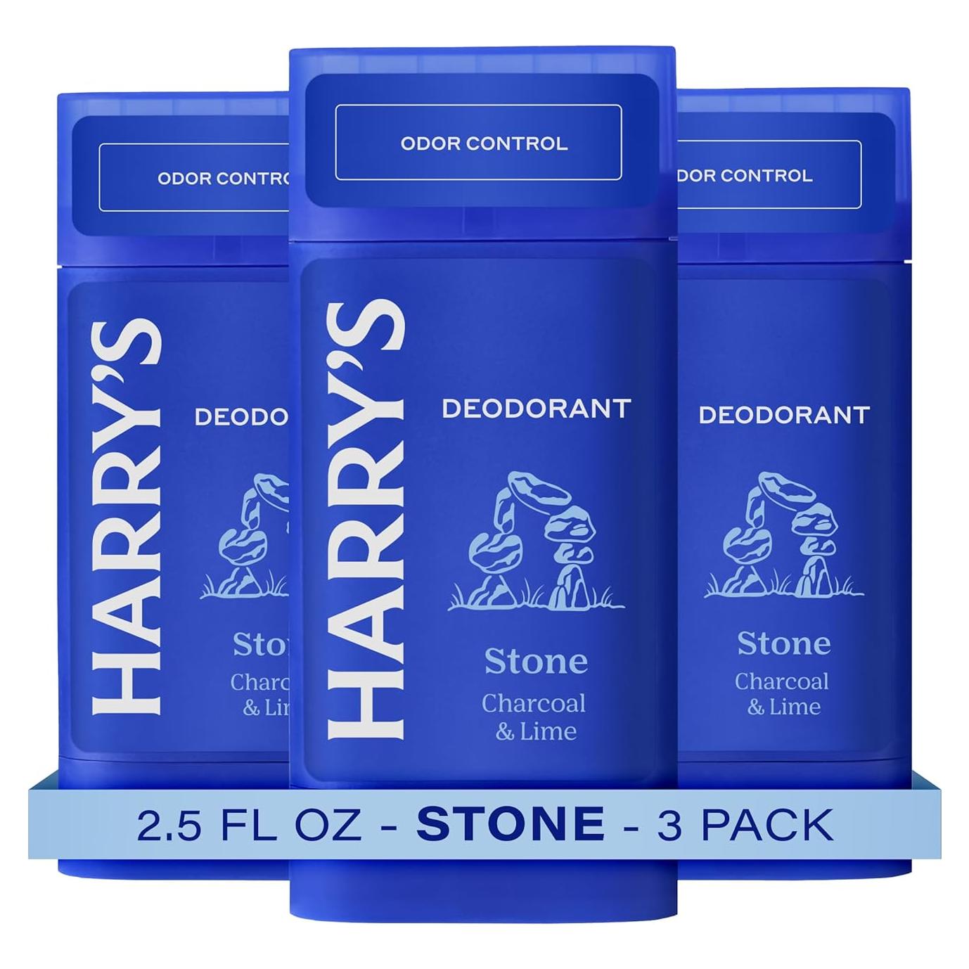 Desodorante Harry's para Hombres Libre de Aluminio 3 Pack 70 g