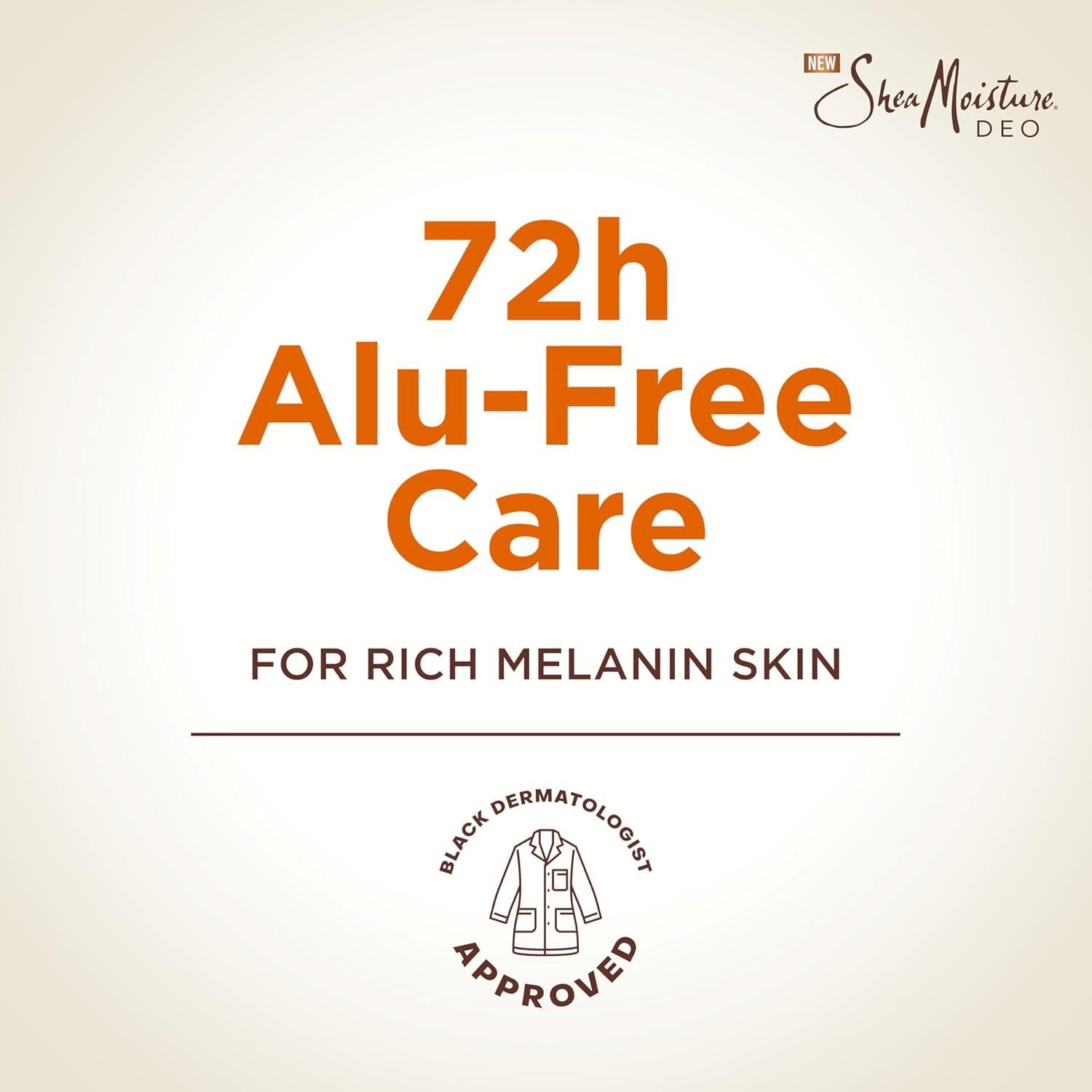 Desodorante Invisible SheaMoisture 72h Control Olores 73.71g