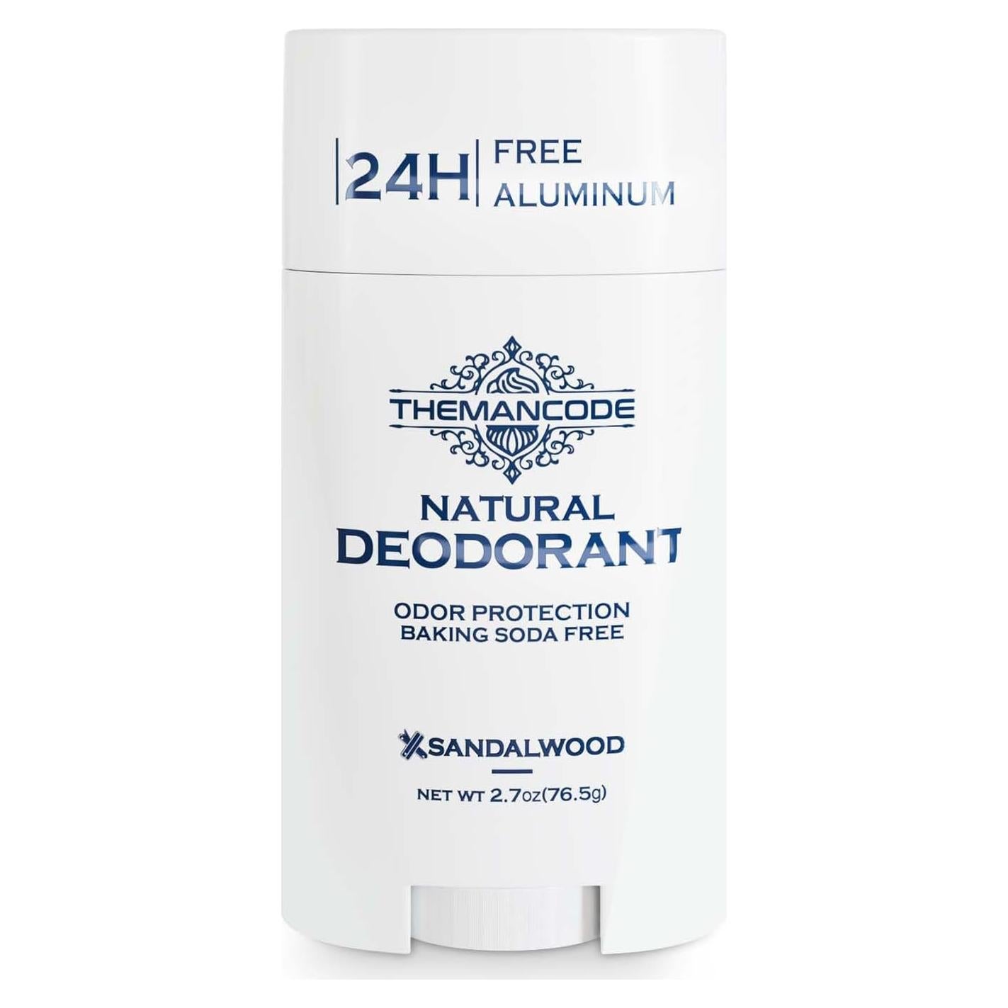 Desodorante Sin Aluminio para Hombres THEMANCODE Sándalo 76 g