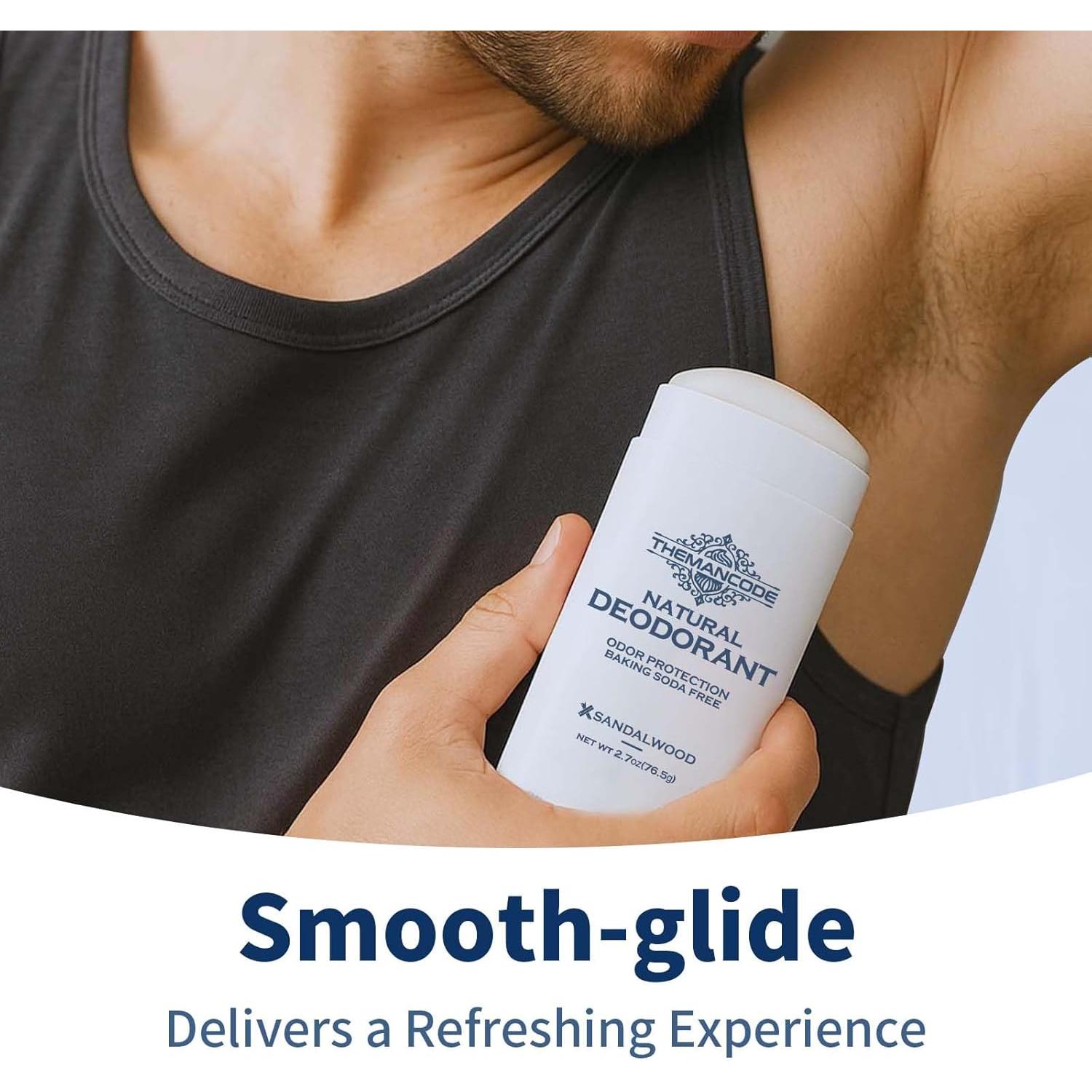 Desodorante Sin Aluminio para Hombres THEMANCODE Sándalo 76 g