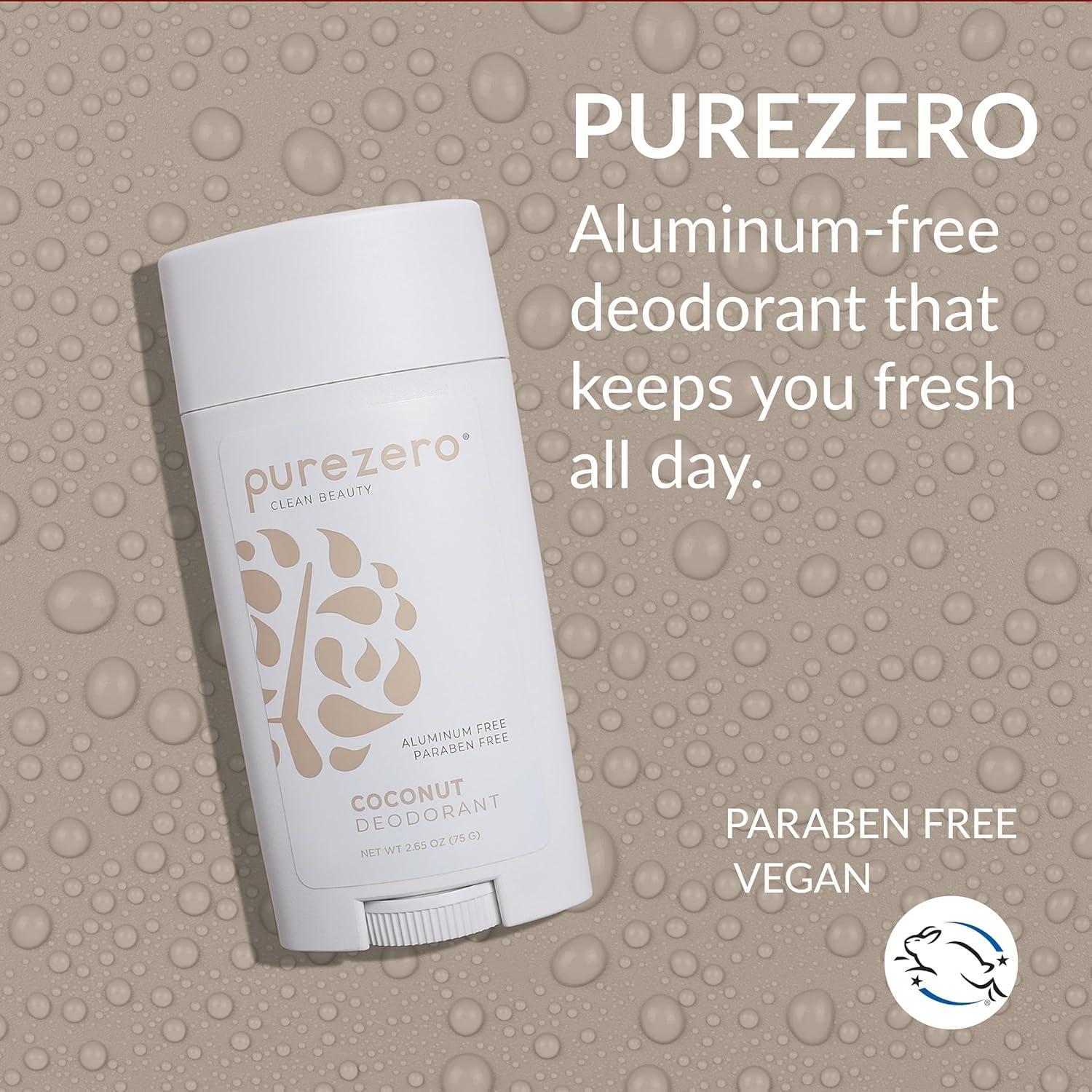 Desodorante Natural Purezero Coco 108g Libre de Aluminio
