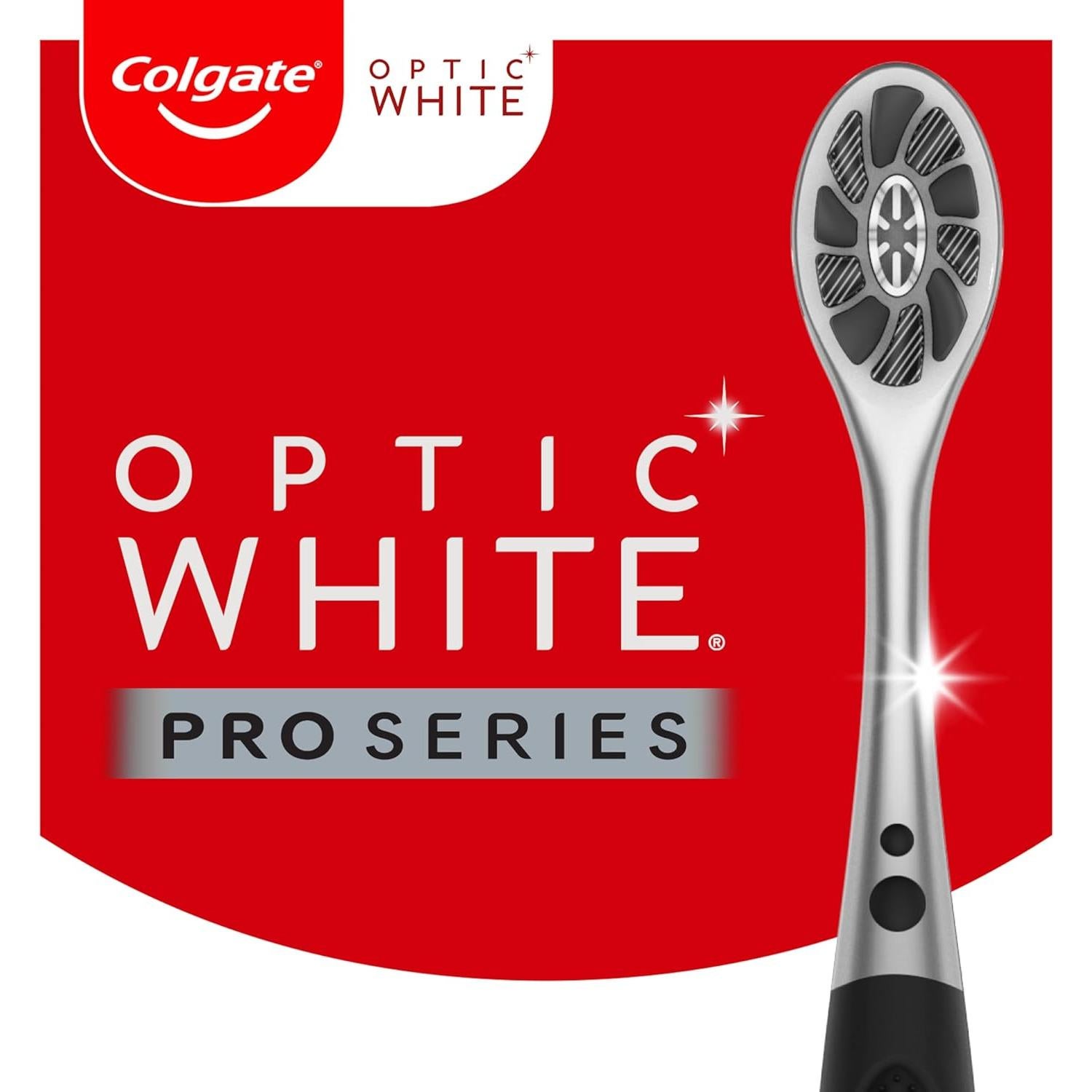 Cepillos de Dientes Colgate Optic White Pro Series Suaves - Paquete de 2