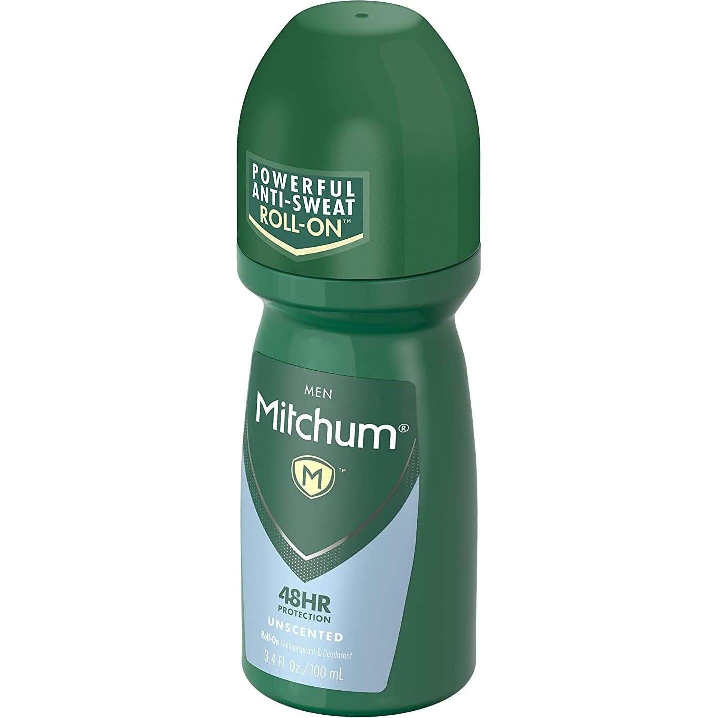 Desodorante Roll-On Mitchum Sin Fragancia 100 ml Pack de 4