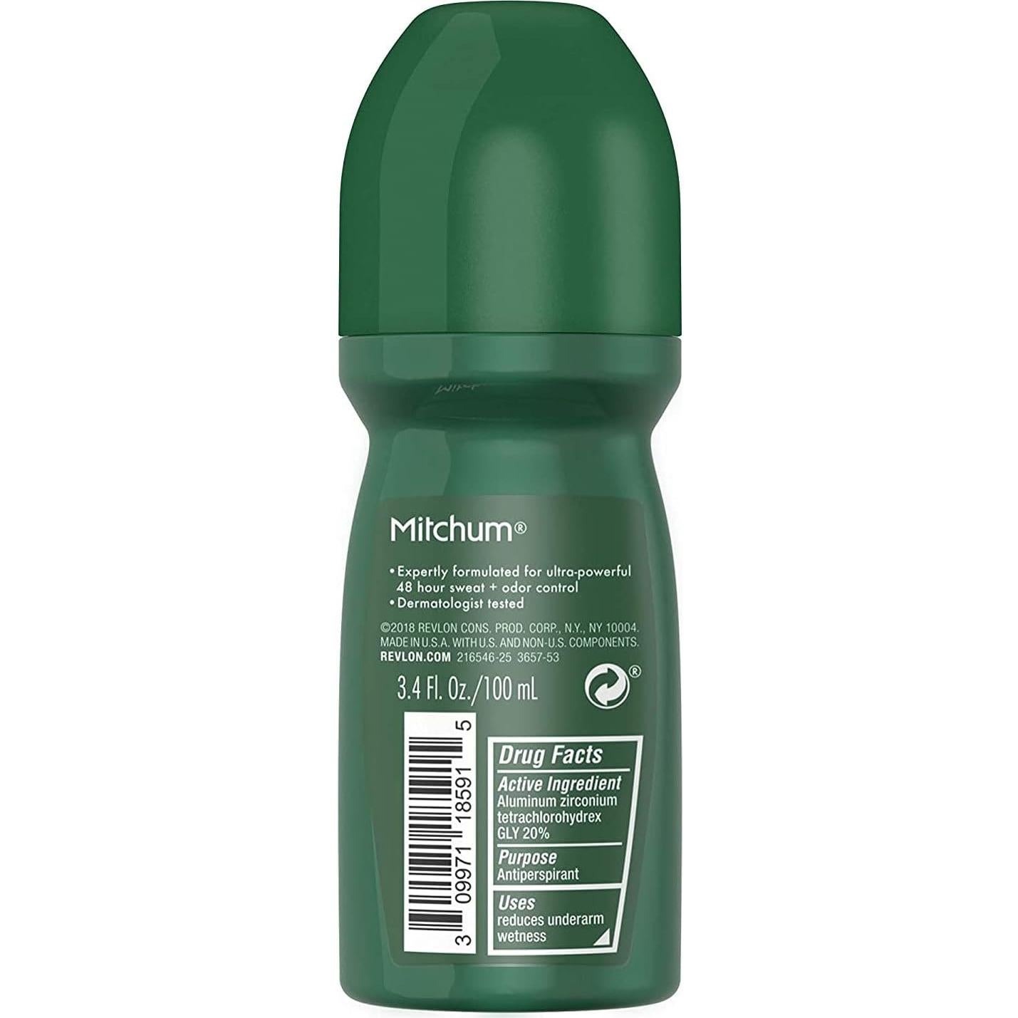 Desodorante Roll-On Mitchum Sin Fragancia 100 ml Pack de 4