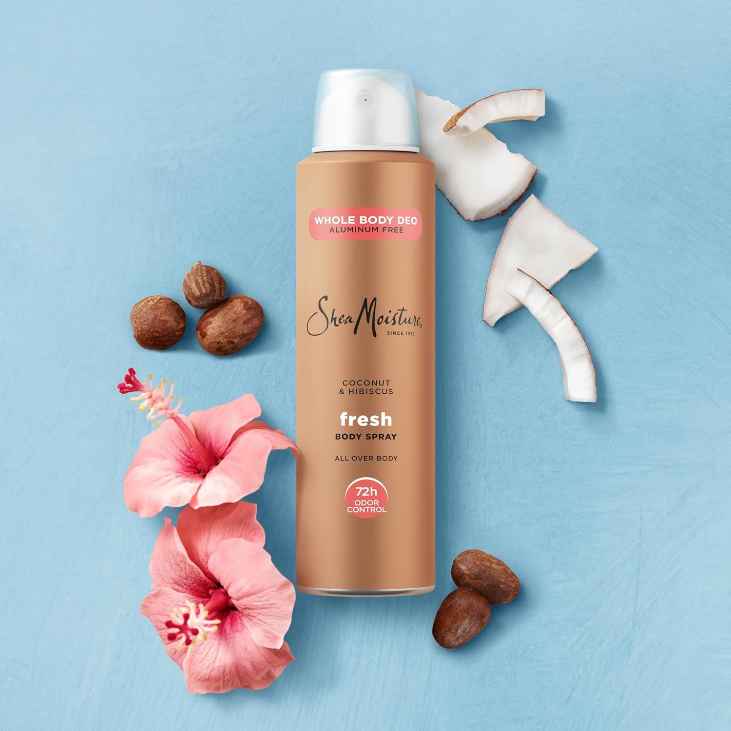 Desodorante Corporal en Spray SheaMoisture Coco Hibisco 149.7 g