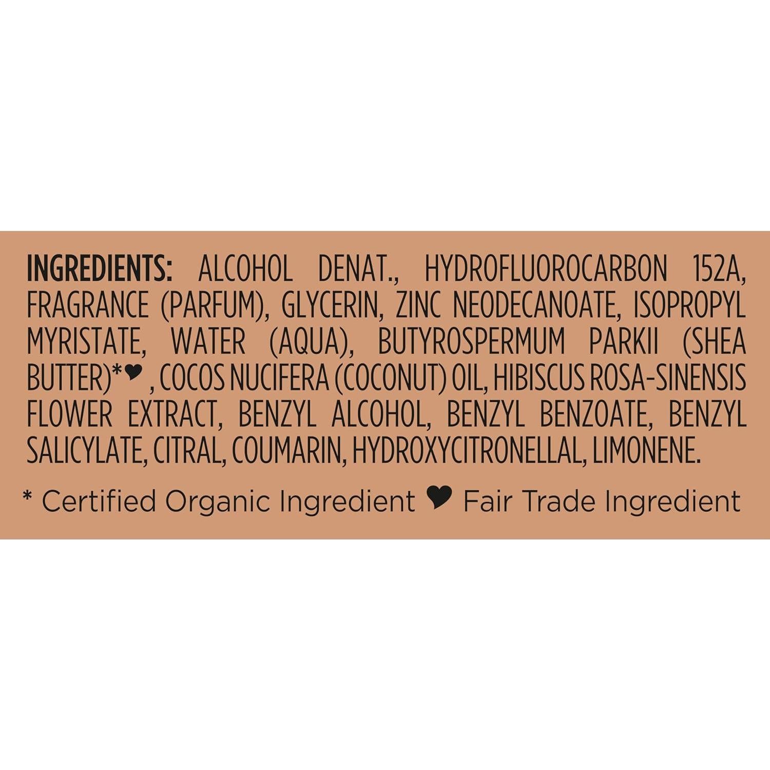 Desodorante Corporal en Spray SheaMoisture Coco Hibisco 149.7 g