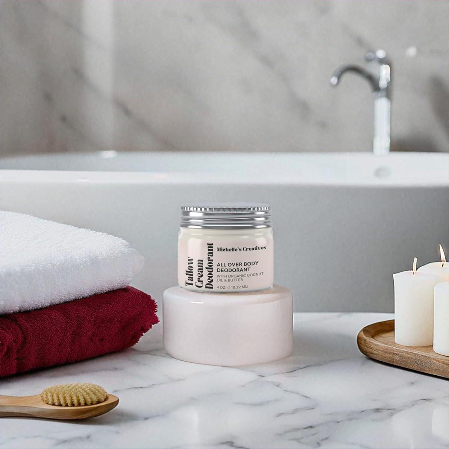 Desodorante Natural de Crema Michelle 113g Sin Aluminio Salvia Lavanda