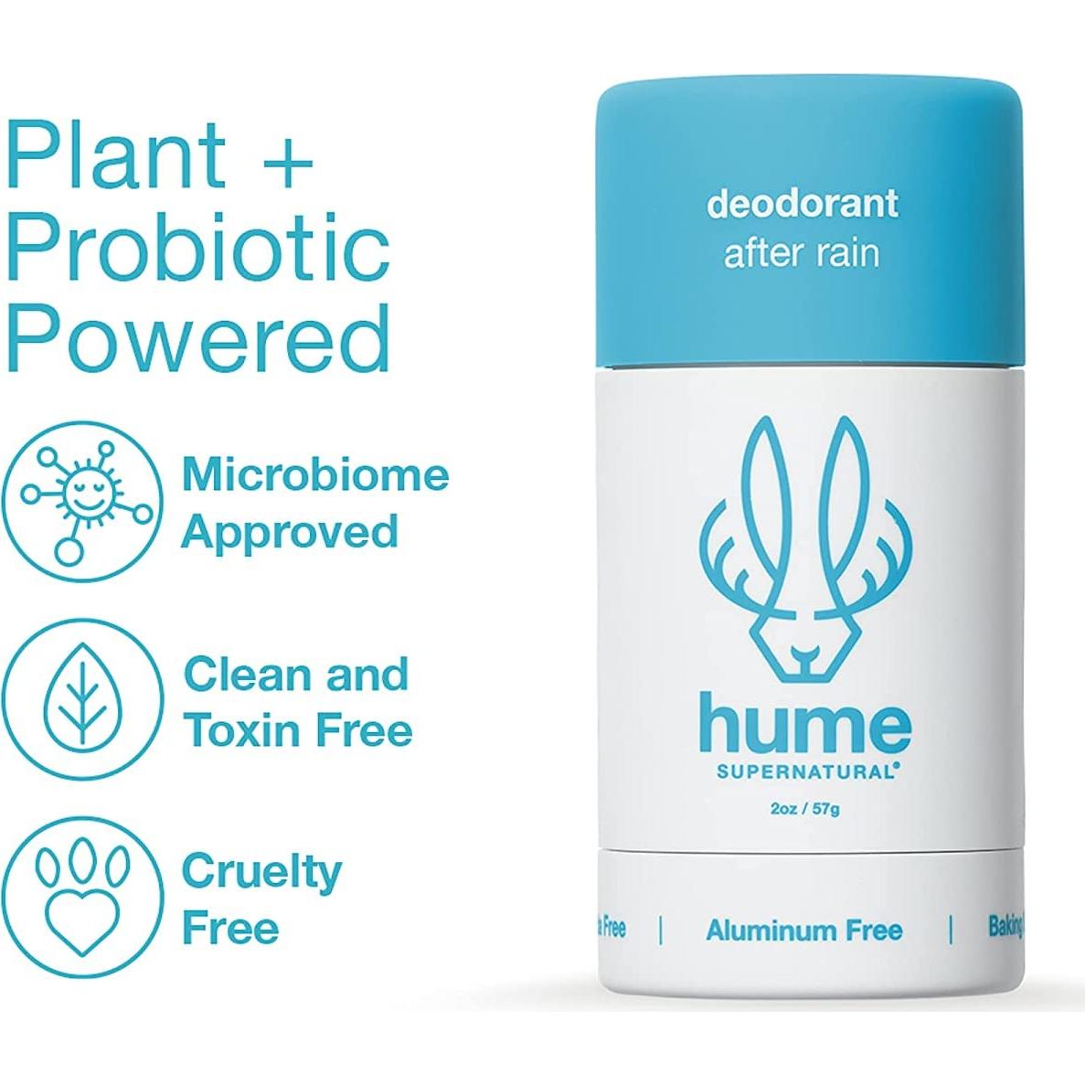 Desodorante Hume Supernatural Sin Aluminio - Paquete de 2