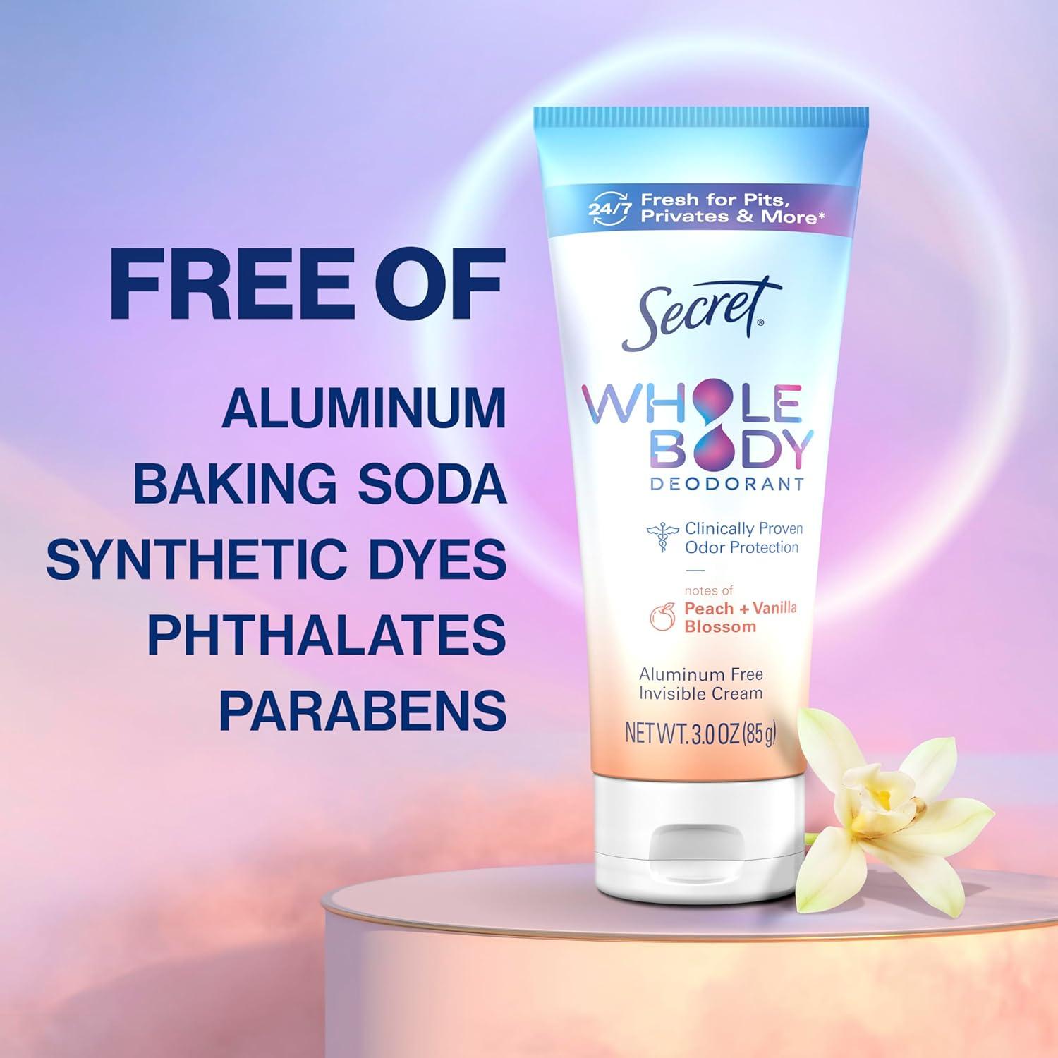 Crema Desodorante Corporal Secreta Procter & Gamble 22.68g x2