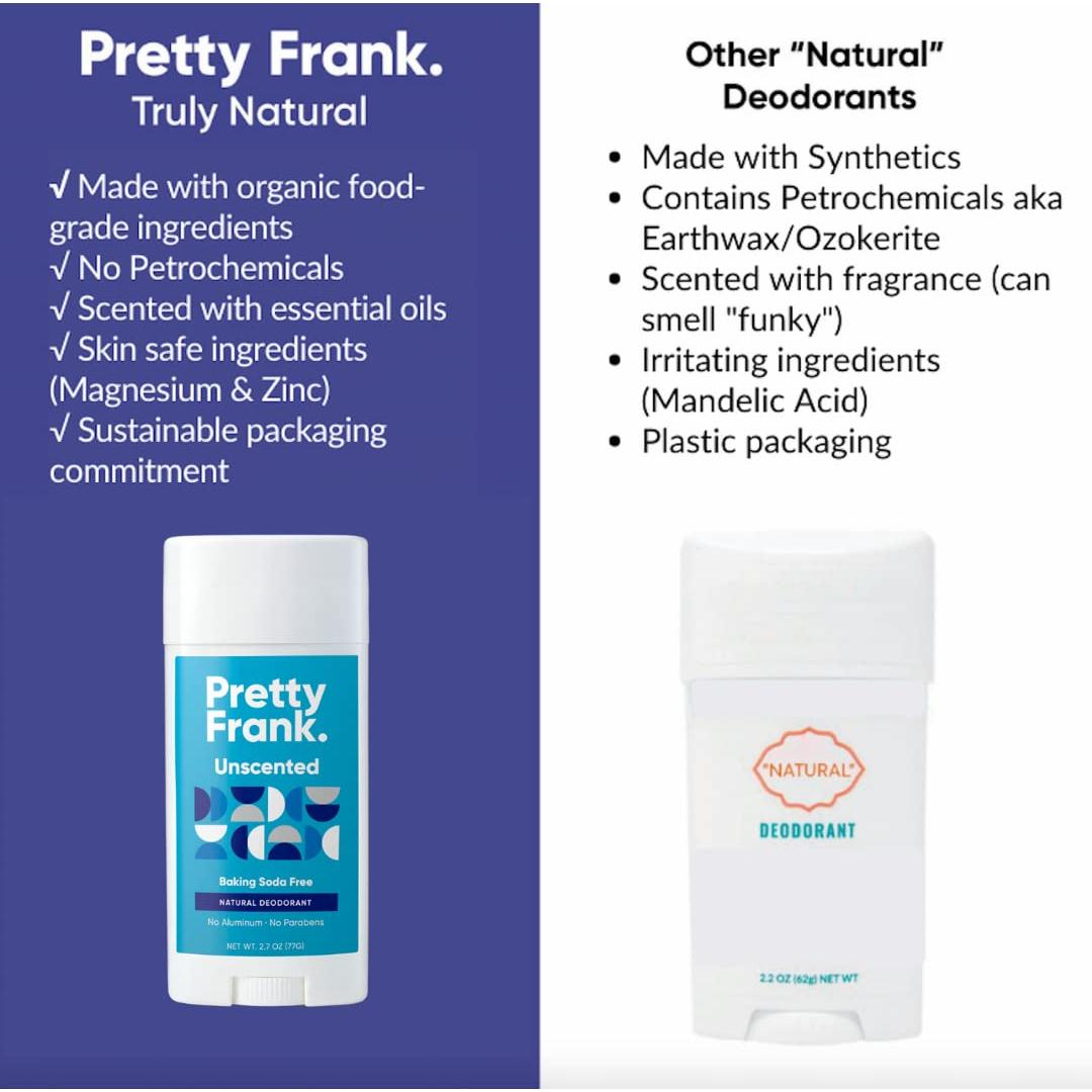 Desodorante Natural Pretty Frank Coco Lima 76.2g Sin Aluminio