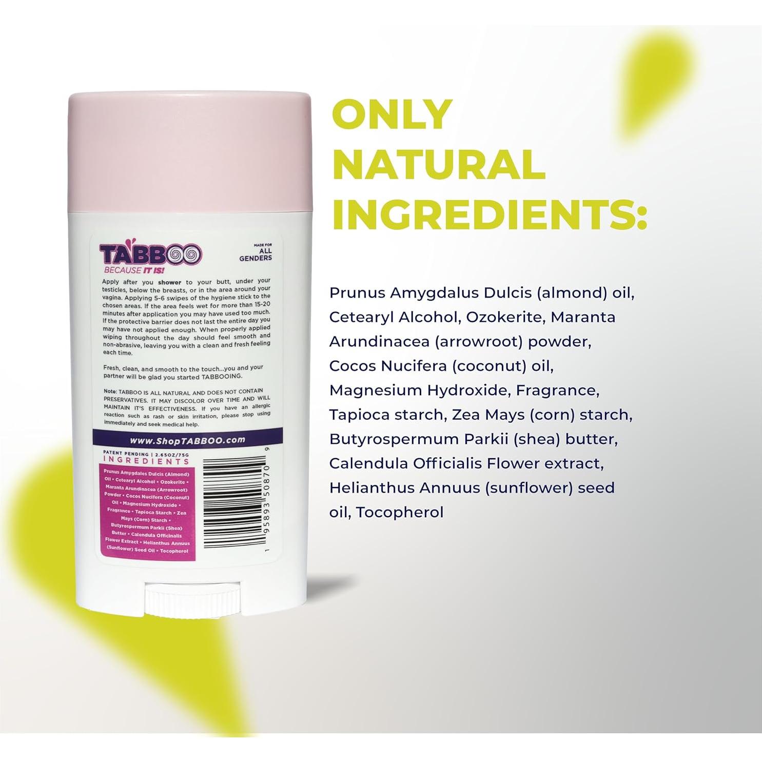 Desodorante Íntimo Natural TABBOO Serenidad - 24H Protección