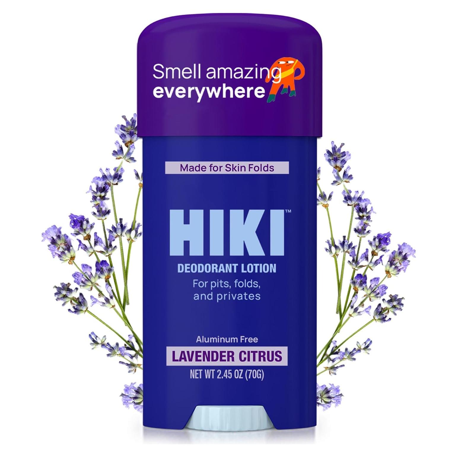 Crema Desodorante Corporal HIKI 69.57g - Sin Aluminio y Talco