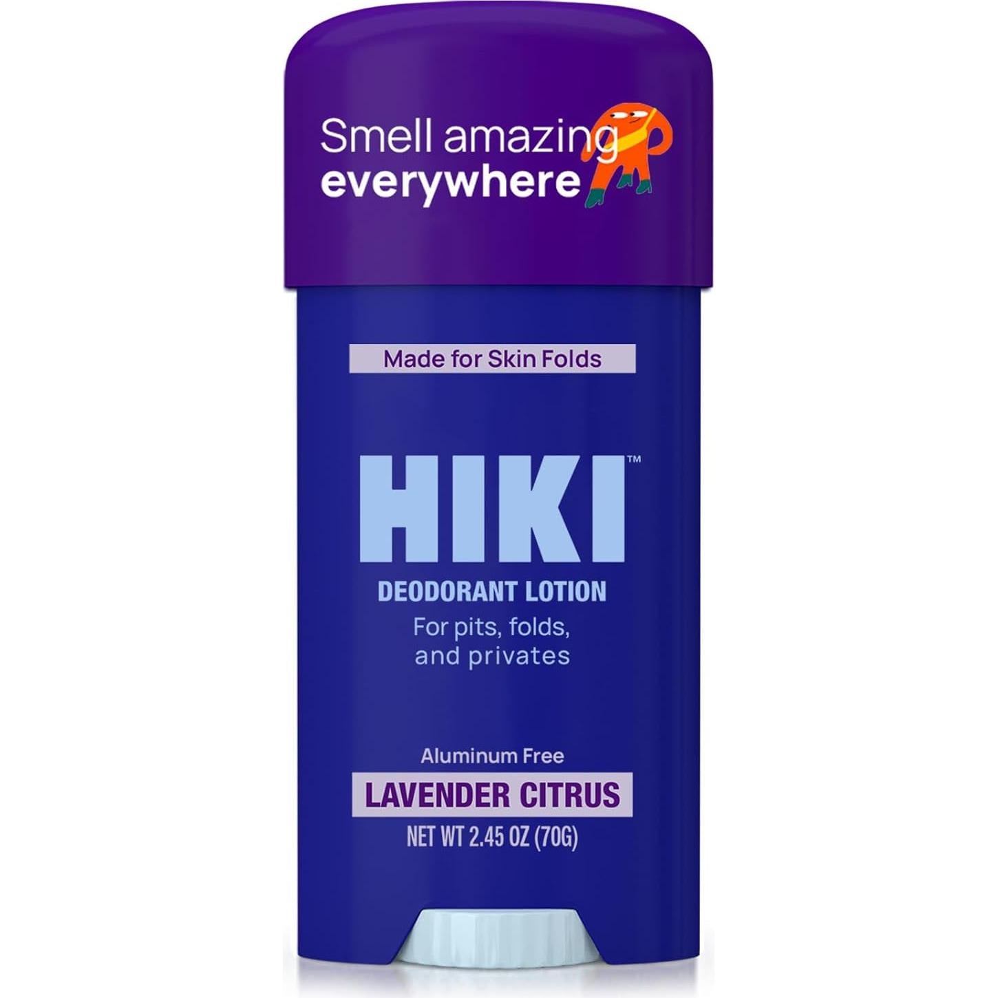 Crema Desodorante Corporal HIKI 69.57g - Sin Aluminio y Talco