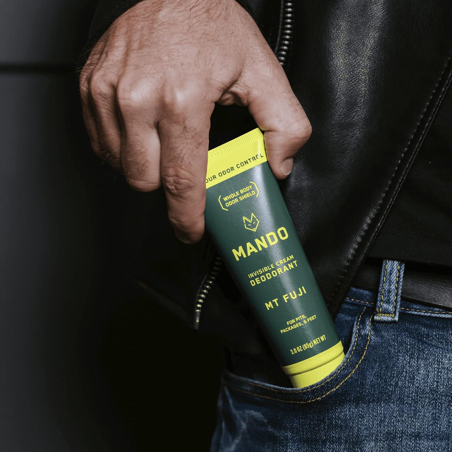 Desodorante Corporal Mando 85g - Control de Olores 72h - Sin Aluminio