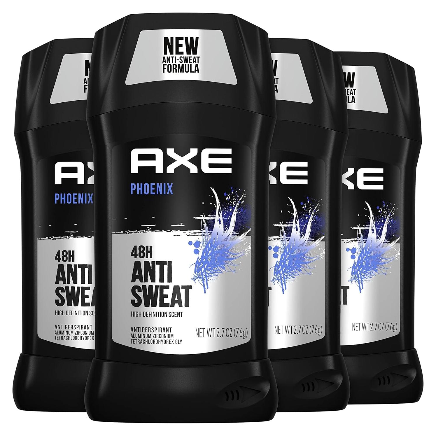 Desodorante Antitranspirante AXE Phoenix 76.5 g 4PK Menta Romero