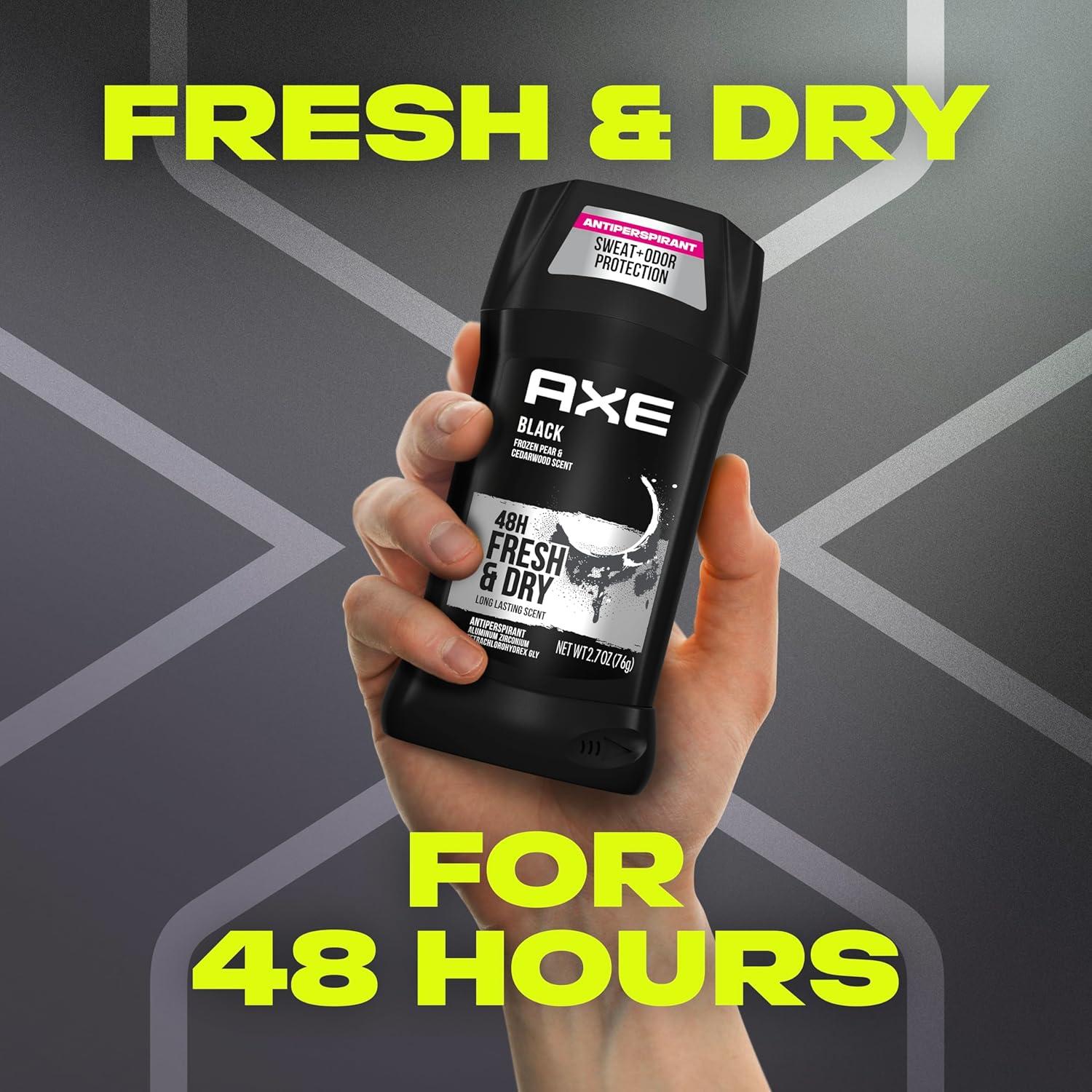 AXE Antitranspirante en Barra Negro 76.5g x 4 - 48h Protección