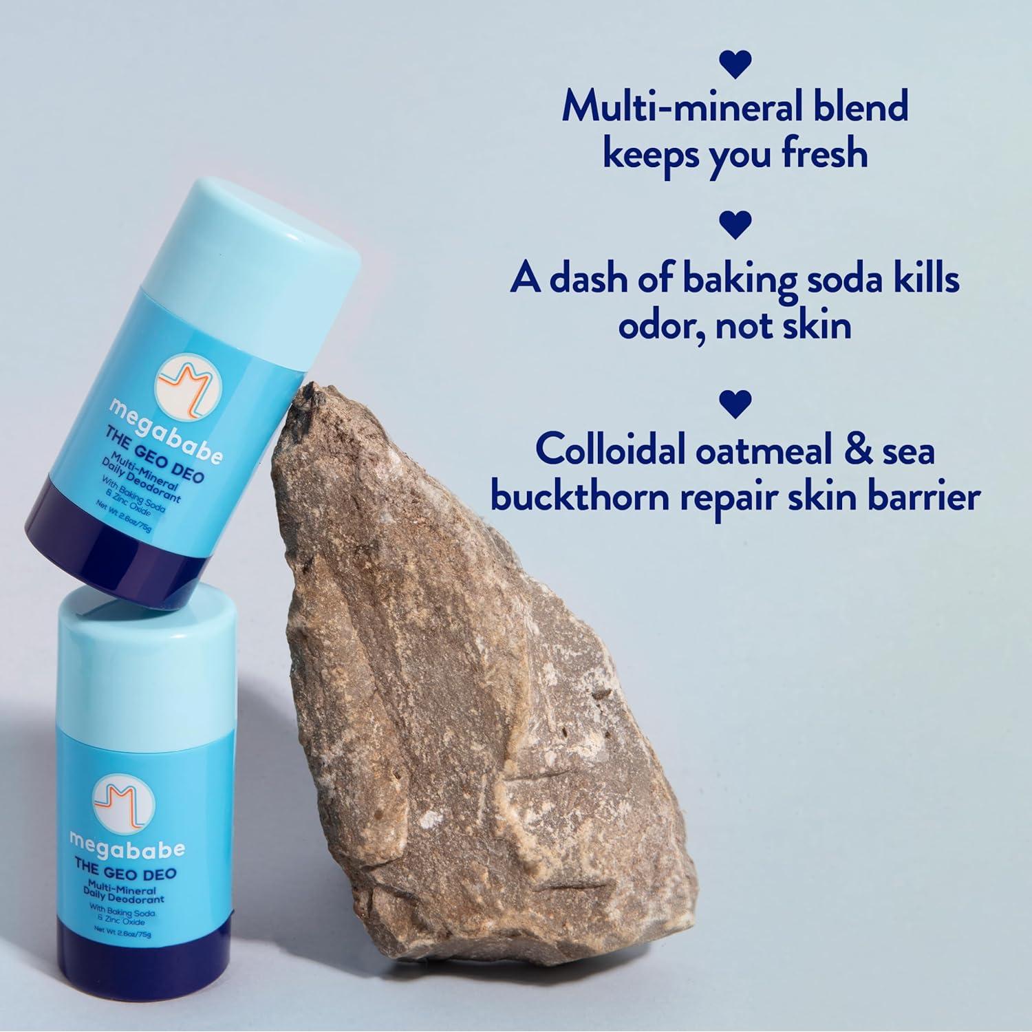 Desodorante Natural Megababe Geo Deo 74g - 72 Horas Sin Aluminio