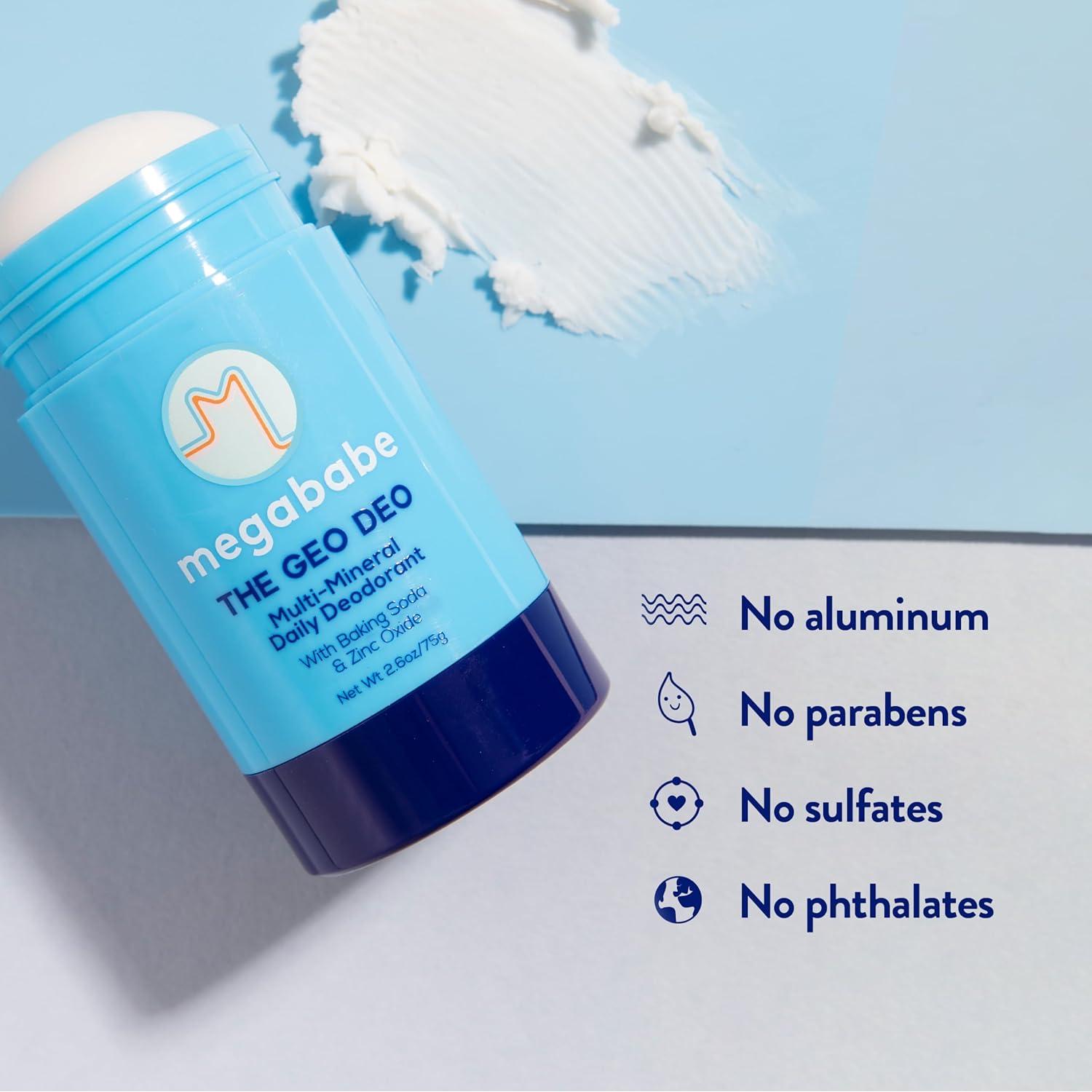 Desodorante Natural Megababe Geo Deo 74g - 72 Horas Sin Aluminio