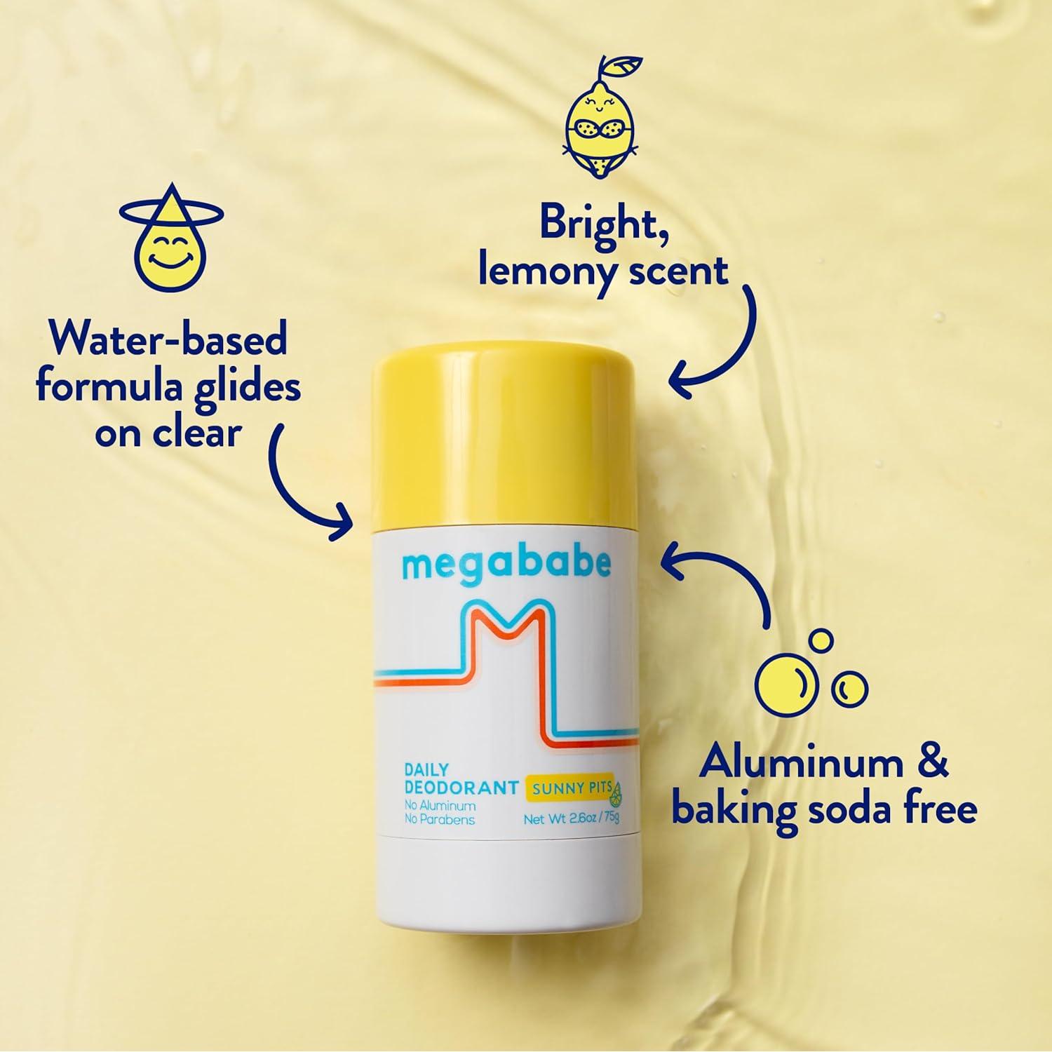 Desodorante Megababe Diario Libre de Aluminio 73.9 g