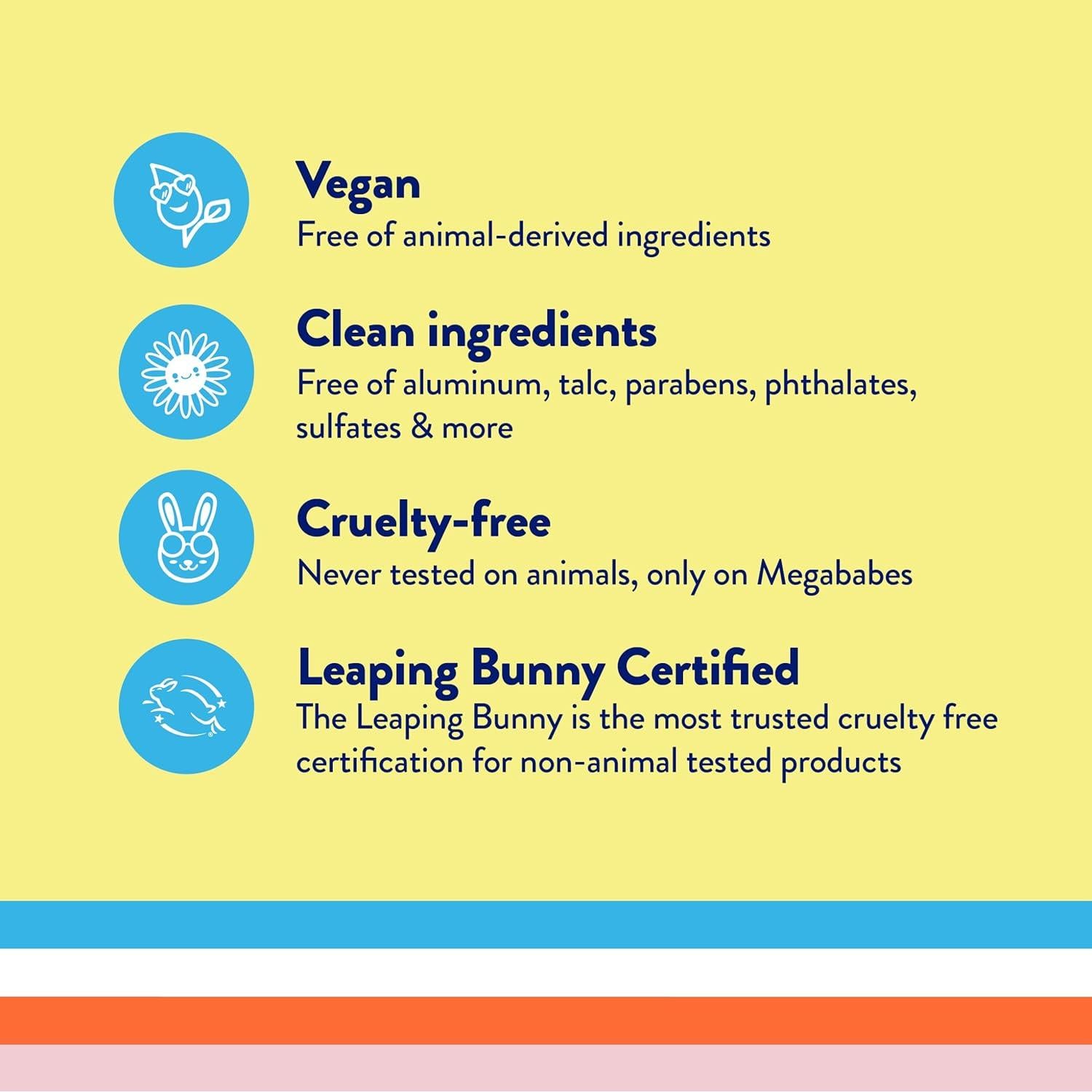 Desodorante Megababe Diario Libre de Aluminio 73.9 g