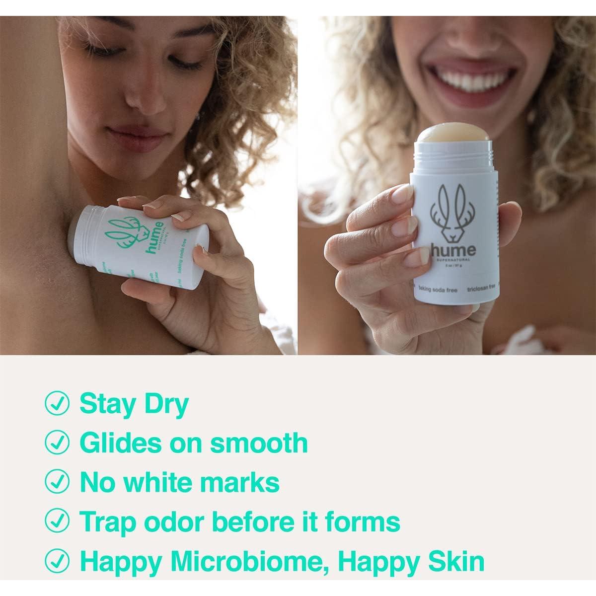 Desodorante Hume Supernatural Sin Aluminio - Flor del Desierto - Paquete de 2