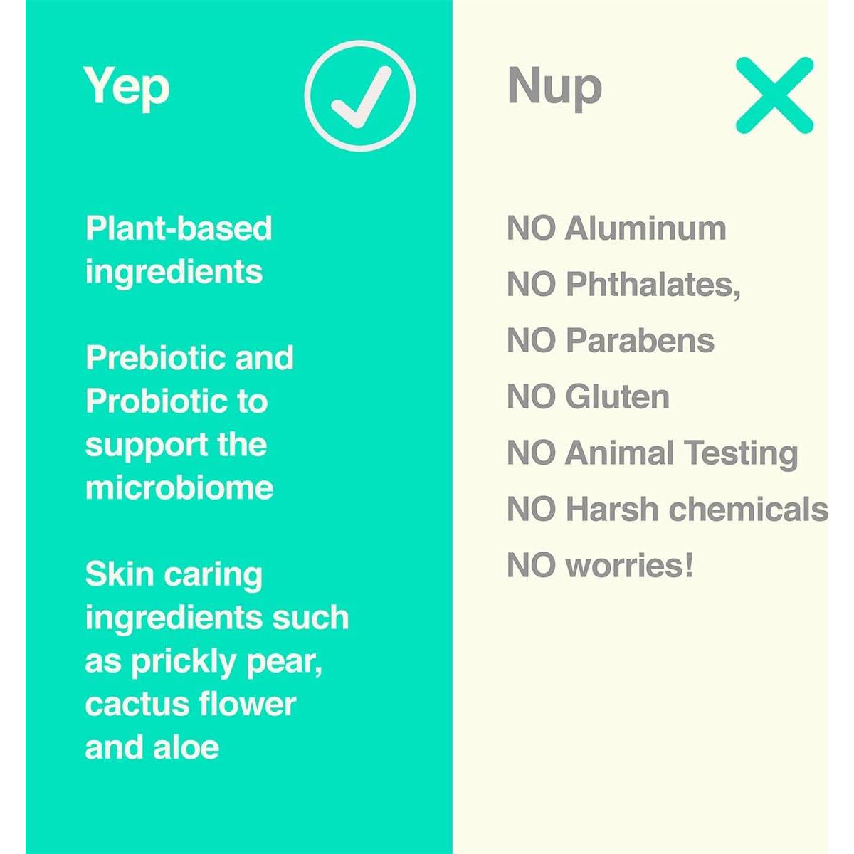 Desodorante Hume Supernatural Sin Aluminio - Flor del Desierto - Paquete de 2