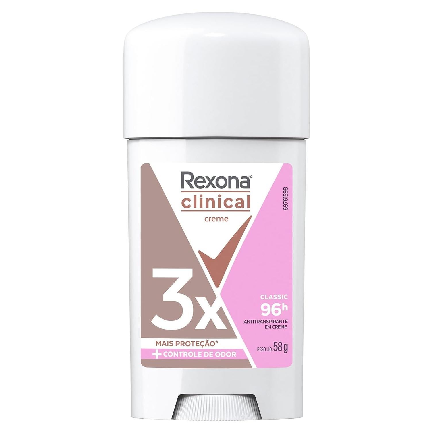 Desodorante Clínico Rexona 58g - Protección 96 horas