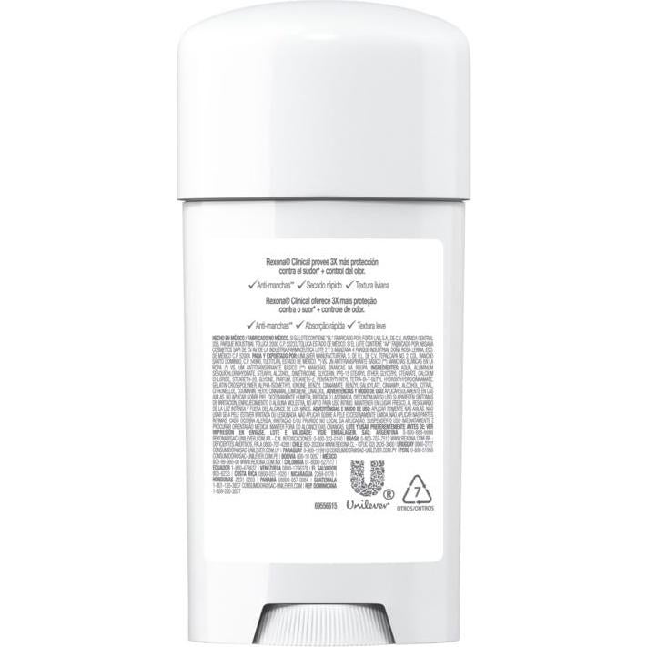 Desodorante Clínico Rexona 58g - Protección 96 horas