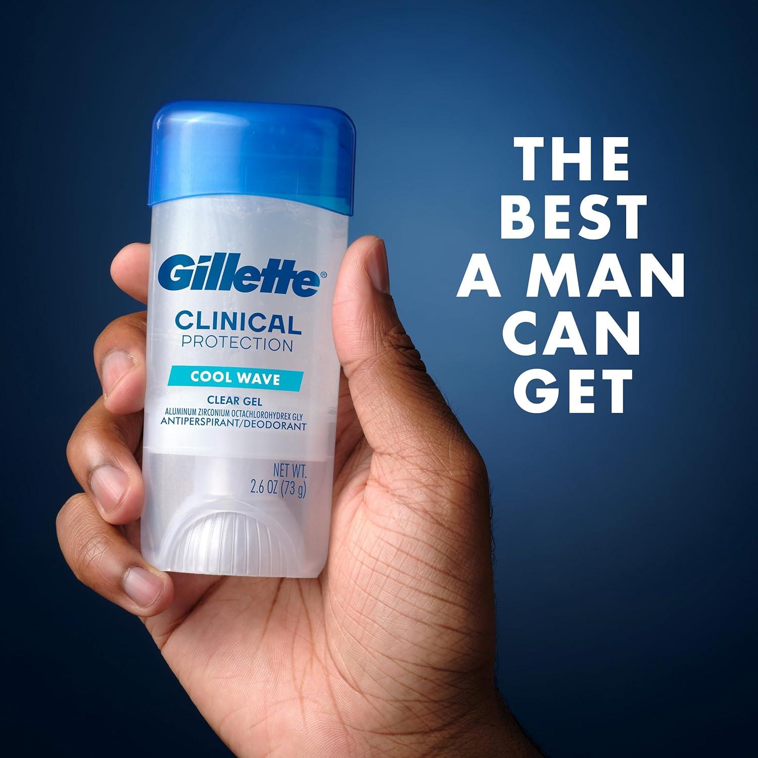 Desodorante Antitranspirante Gillette Clinical 74 g Onda Fresca